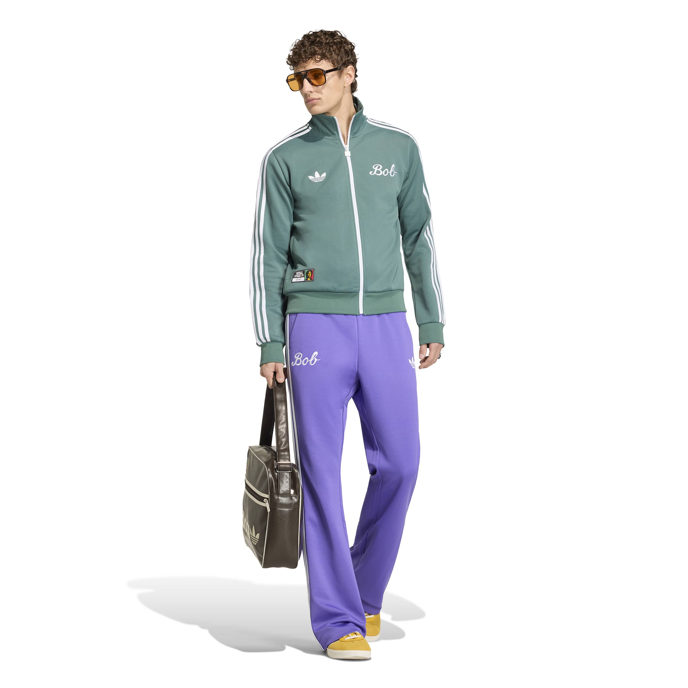 MENS ADIDAS BOB MARLEY ORIGINALS TRACK TOP (EMERALD)