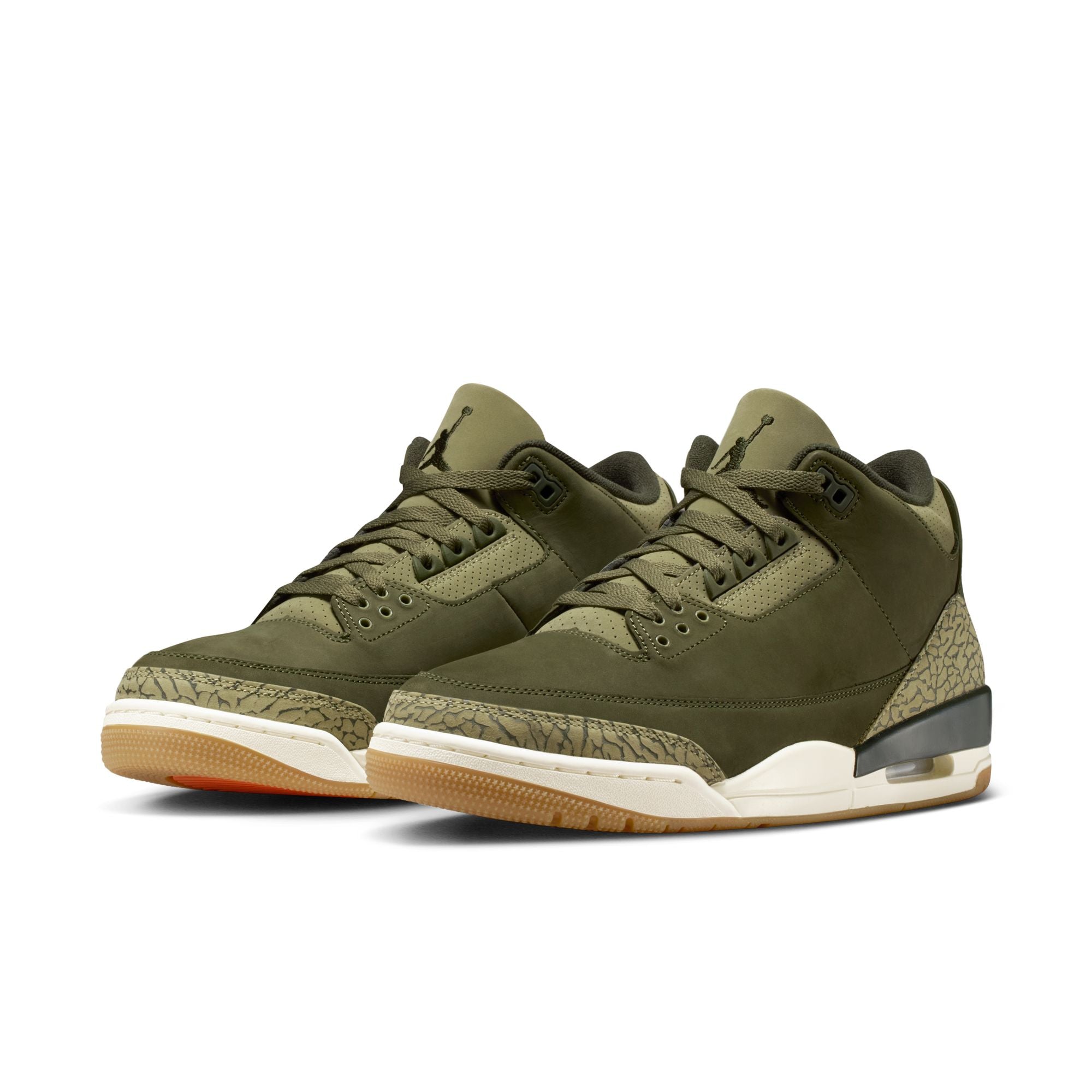 MENS AIR JORDAN 3 RETRO "FAMILY AFFAIR" (MEDIUM OLIVE)
