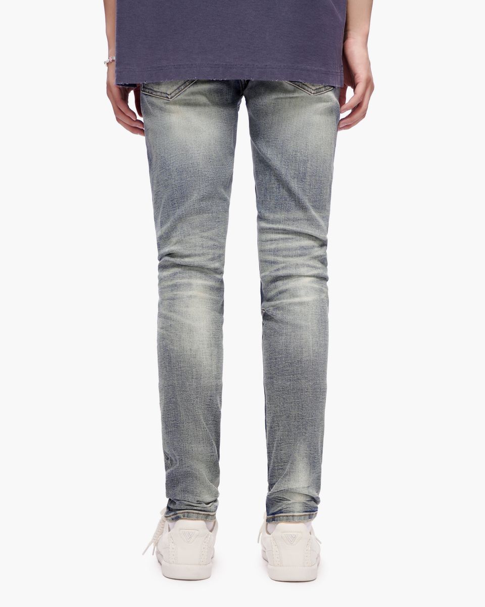 MENS VALABASAS SCIMITAR SKINNY JEAN (DARK BLUE WASH)