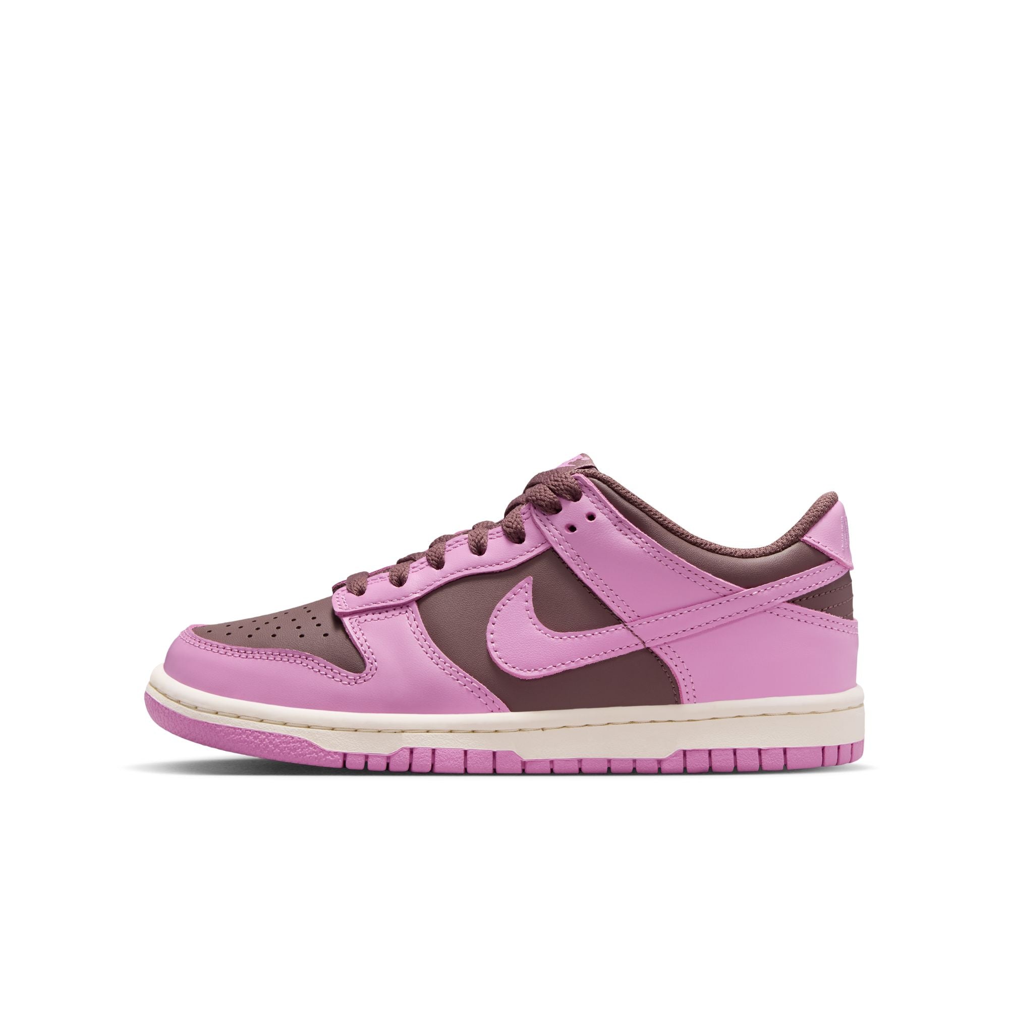 KIDS NIKE DUNK LOW GS (TATTOO/LT MAGENTA/PALE IVORY)