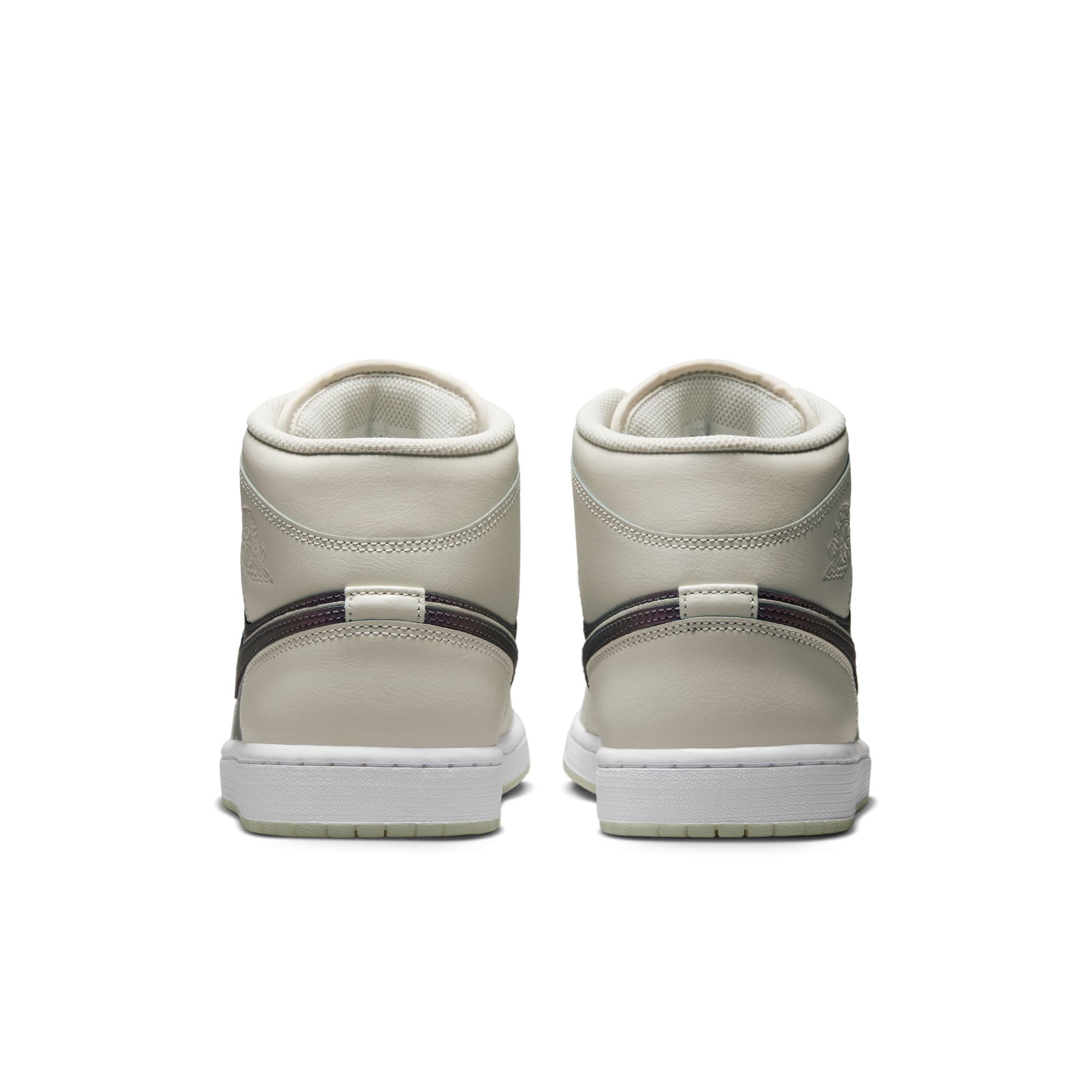 MENS AIR JORDAN 1 MID SE (PHANTOM/WHITE)