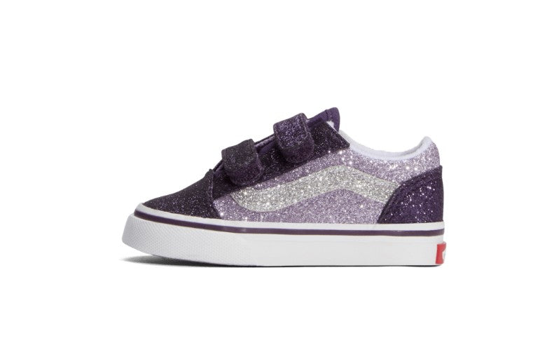 KIDS VANS OLD SKOOL V TD (GLITTER PURPLE)