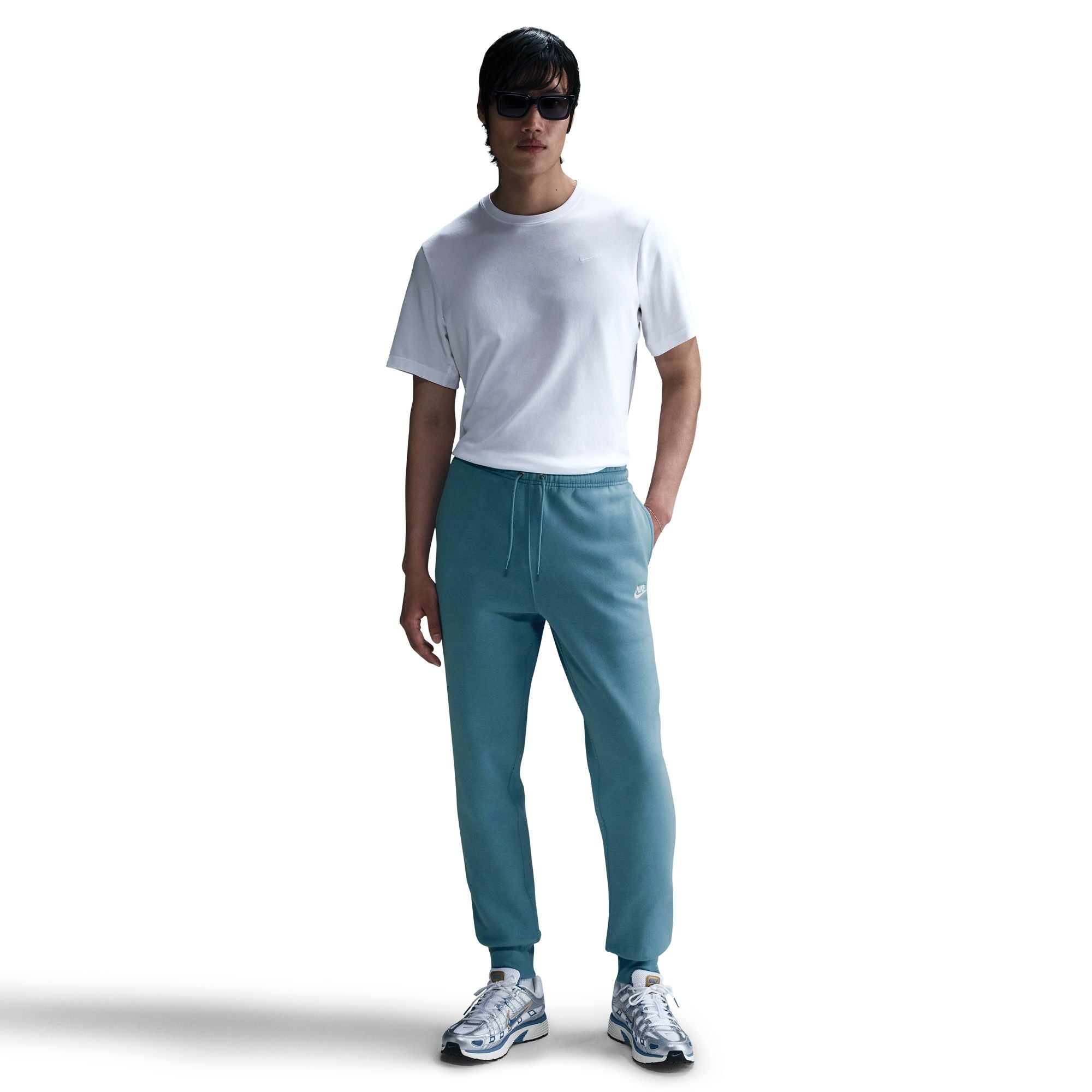 MENS NIKE CLUB JOGGER (DENIM TURQ/WHITE)