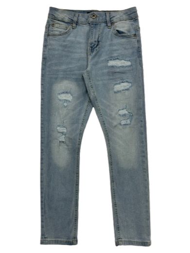 KIDS THREAD THEORY RIP AND REPAIR JEAN (LIGHT BLUE)