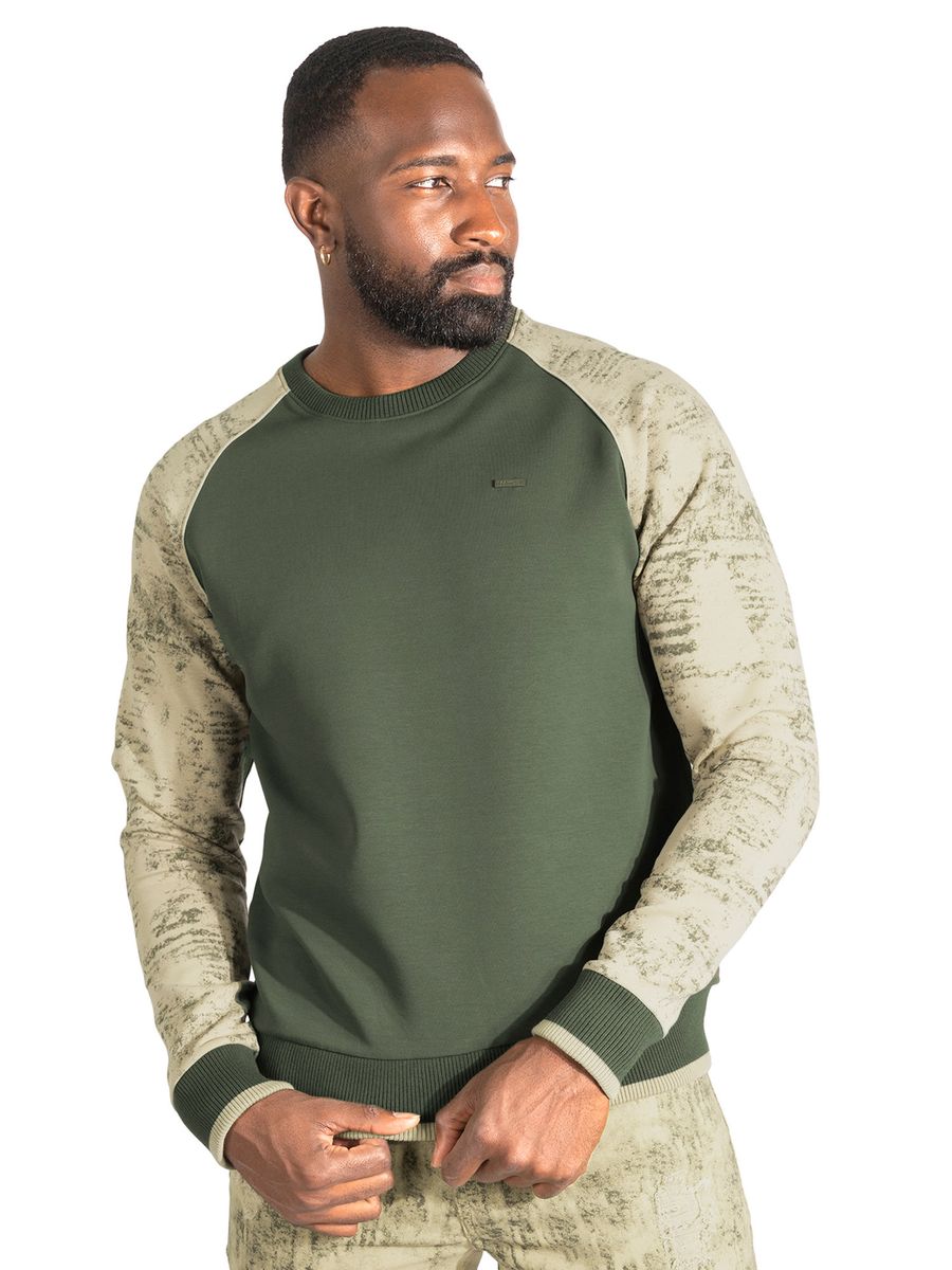 MENS MAKOBI BERNARDI CREWNECK (OLIVE)