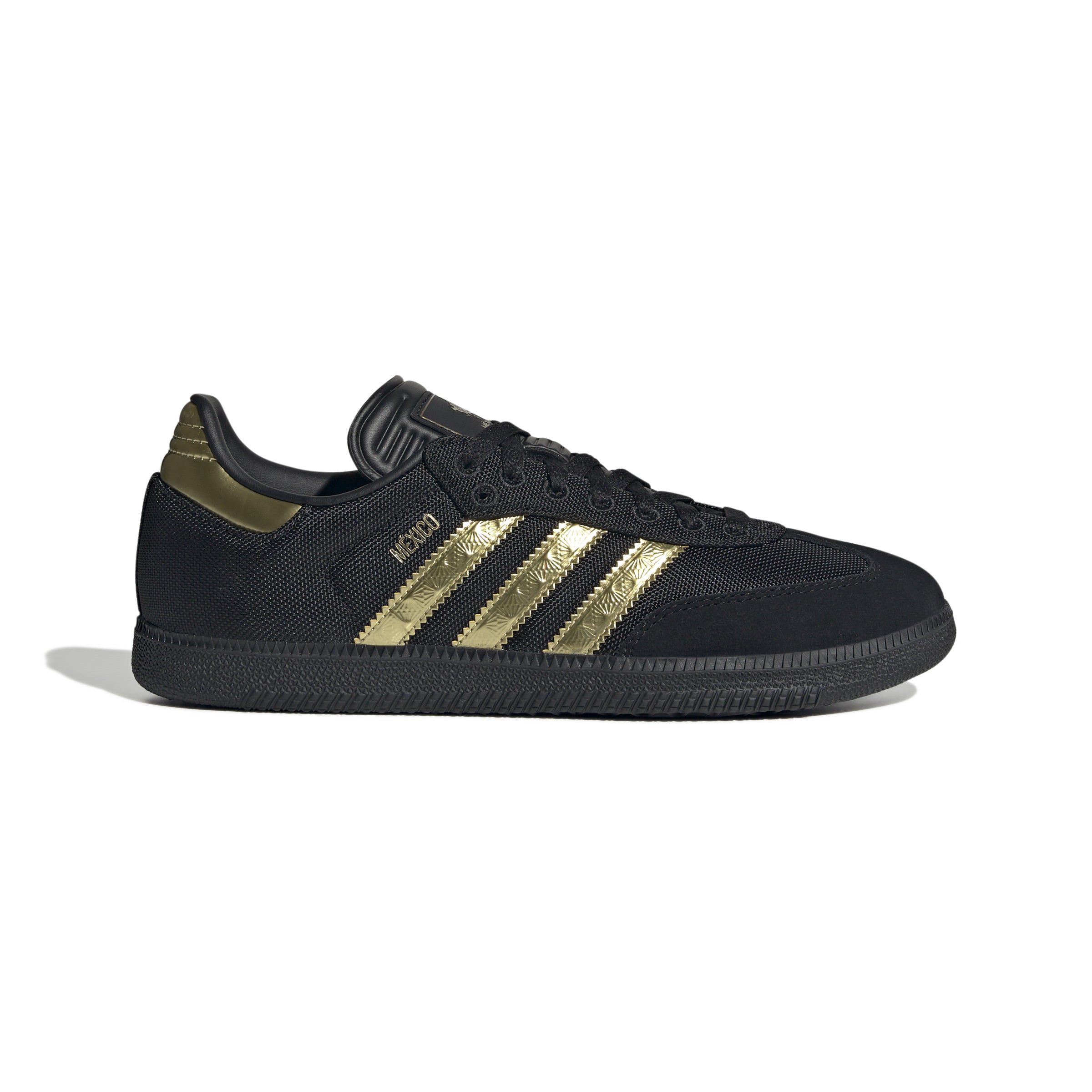 MENS ADIDAS SAMBA MEXICO (BLACK/GOLD)