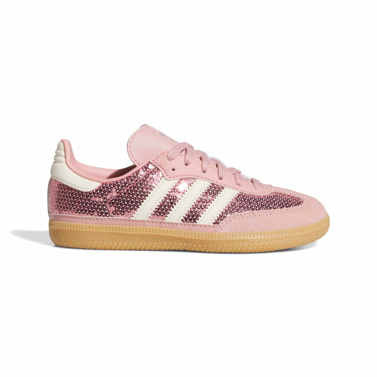 KIDS ADIDAS SAMBA SEQUIN C (WONDER MAUVE/PINK)