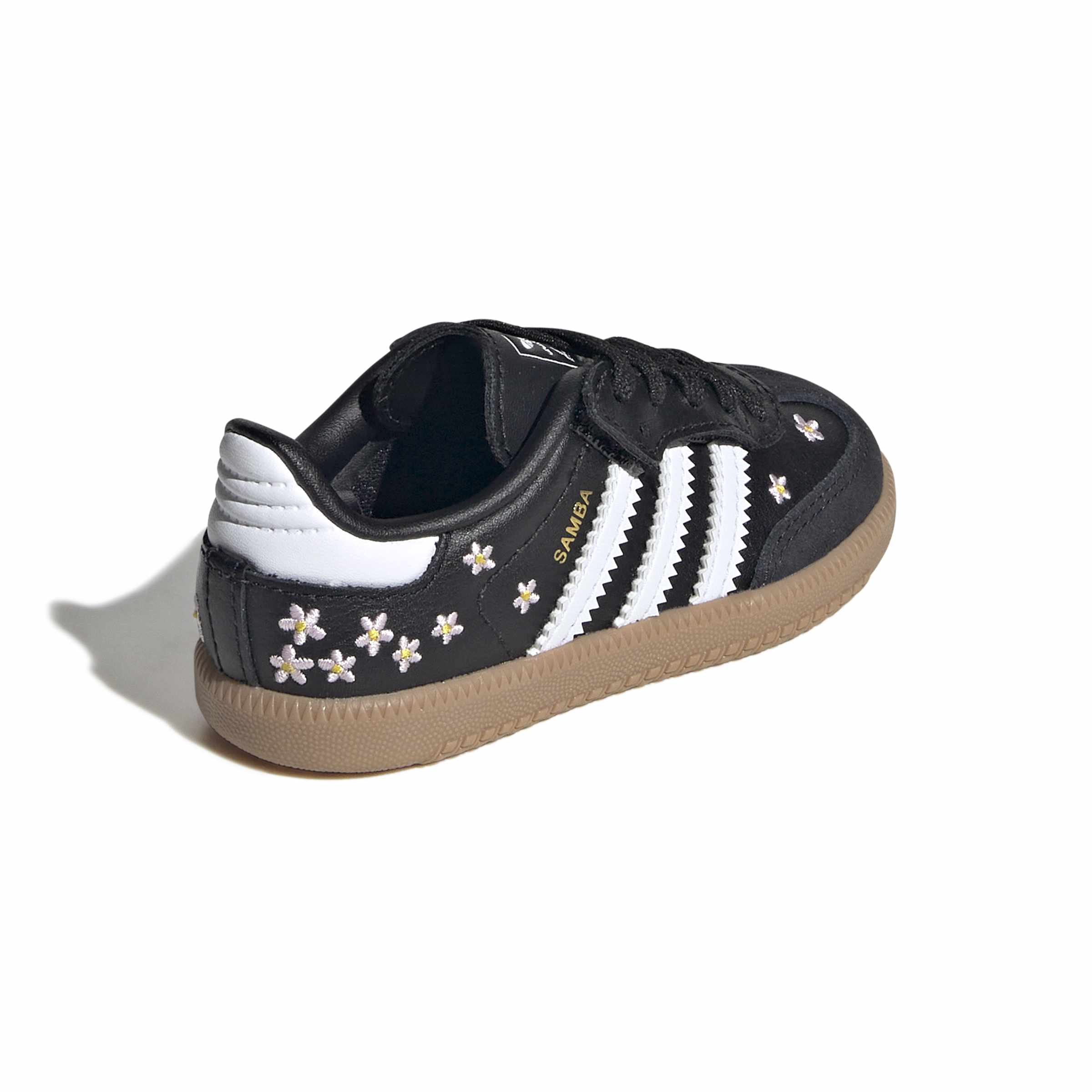KIDS ADIDAS SAMBA OG COMFORT CLOSURE ELASTIC LACE I (BLACK)