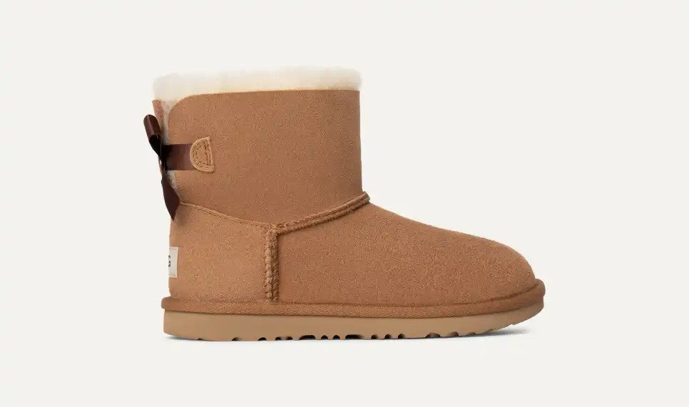 KIDS UGGS MINI BAILEY BOW II (CHESTNUT)