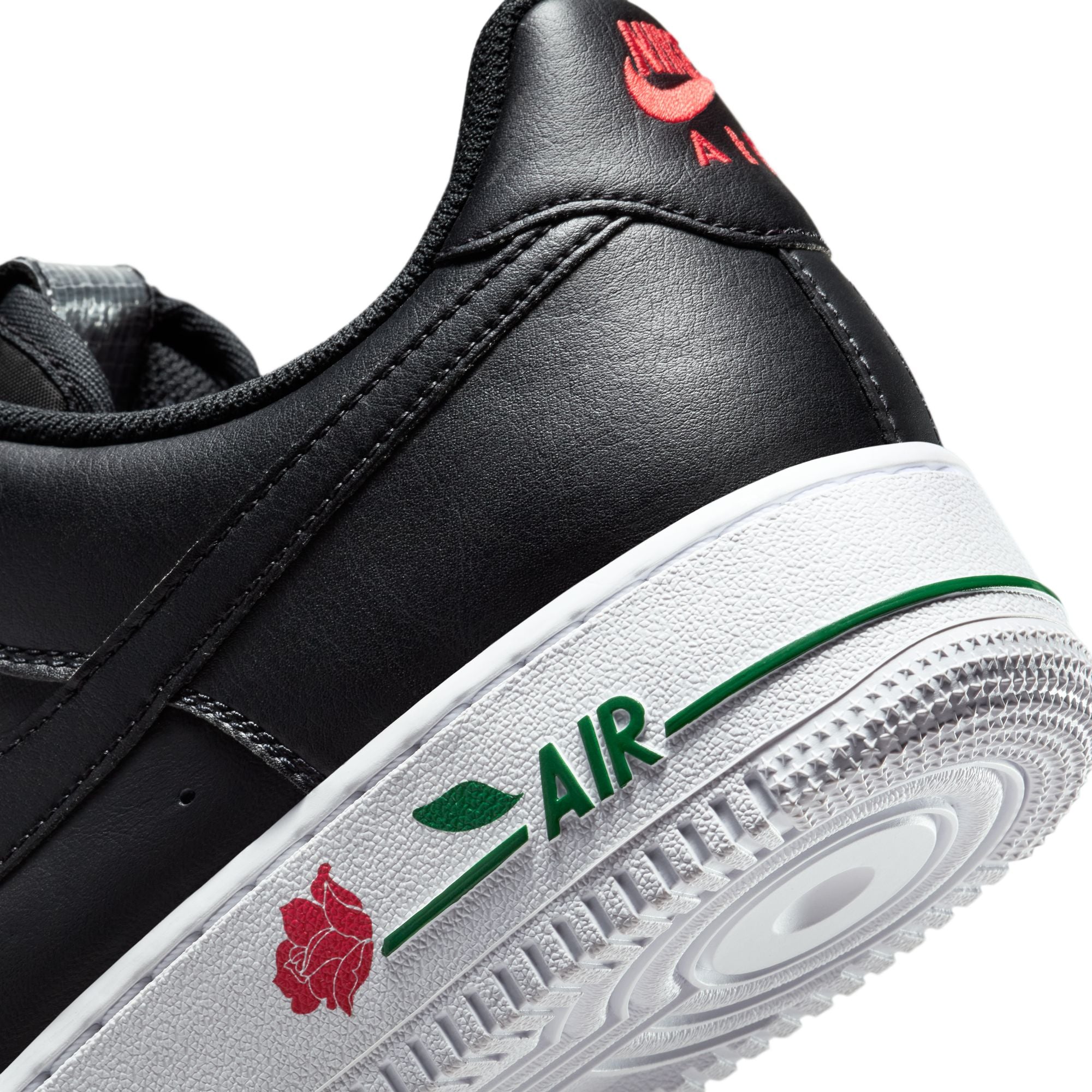 MENS NIKE AIR FORCE 1 '07 LX (ROSES BLACK)