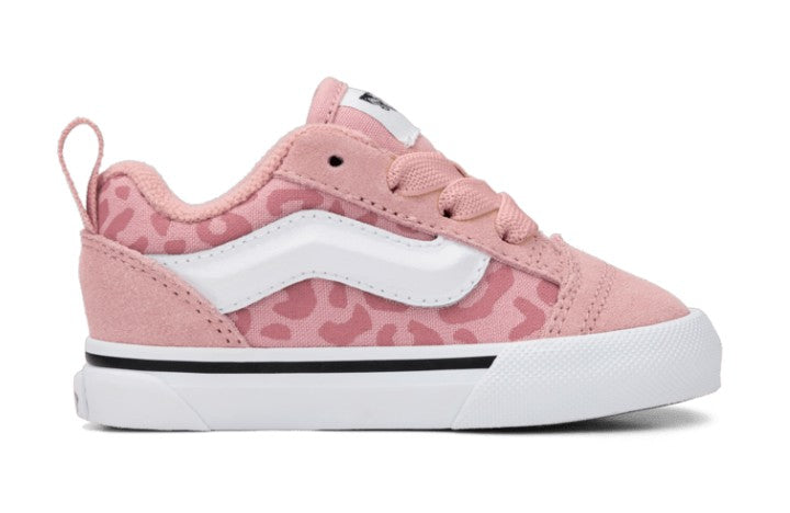 TODDLER VANS KNU SKOOL ELASTIC LACE LEOPARD (MISTY MAUVE)