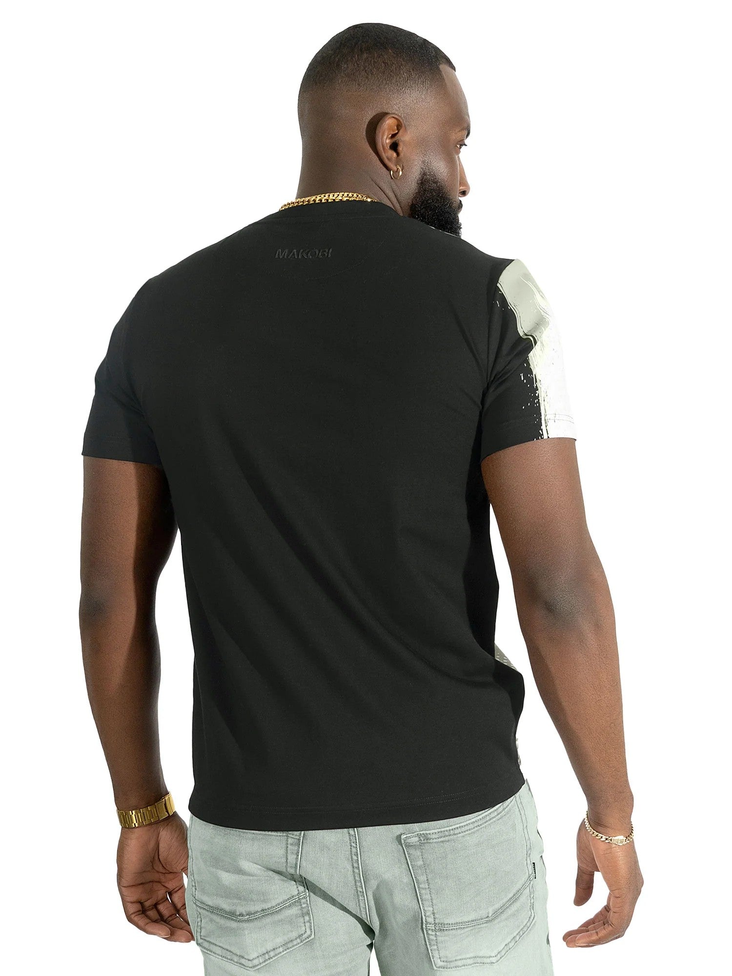 MENS MAKOBI BENDITO BLESSED SHIRT (BLACK)