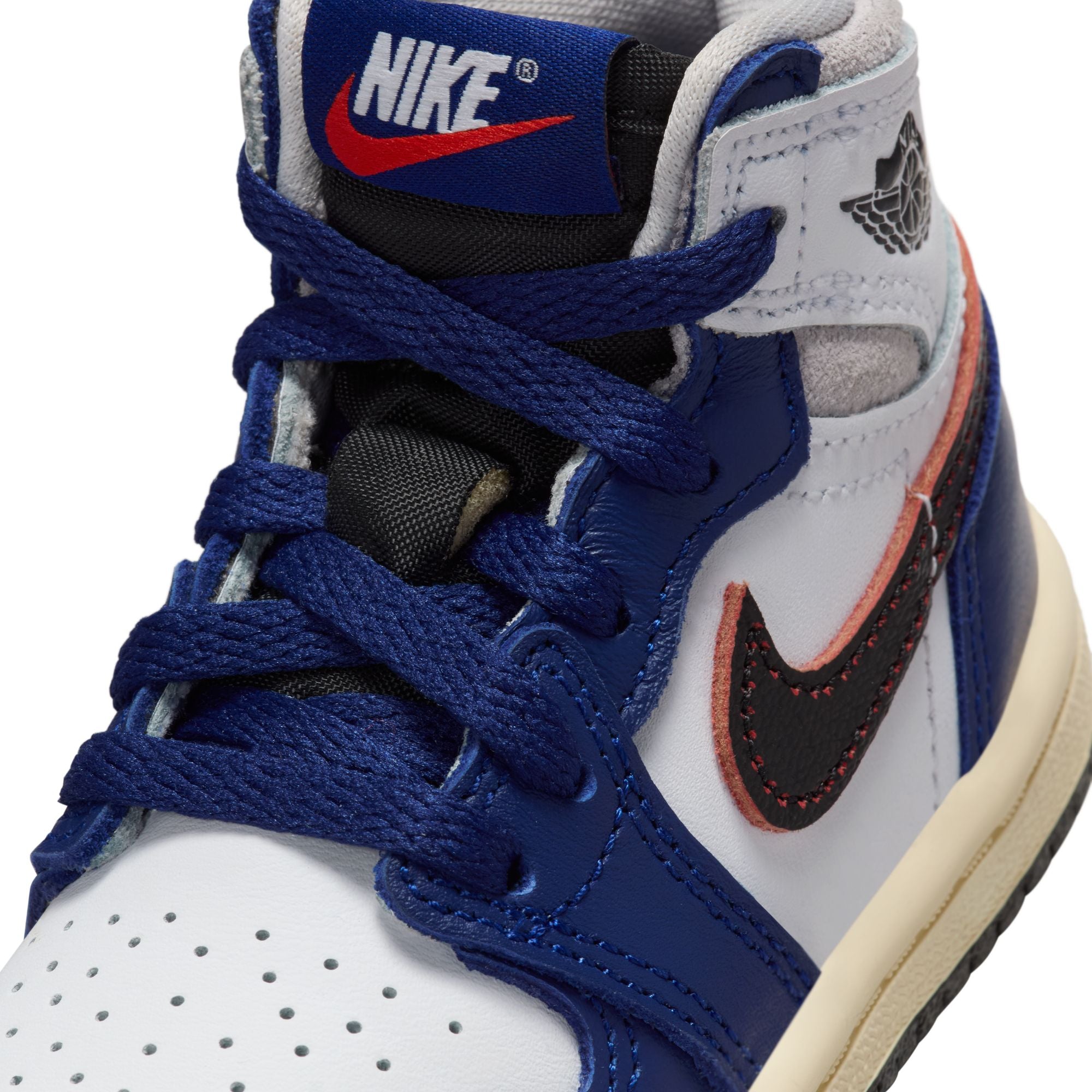 KIDS JORDAN 1 RETRO HIGH OG RARE AIR TD (DEEP ROYAL BLUE)