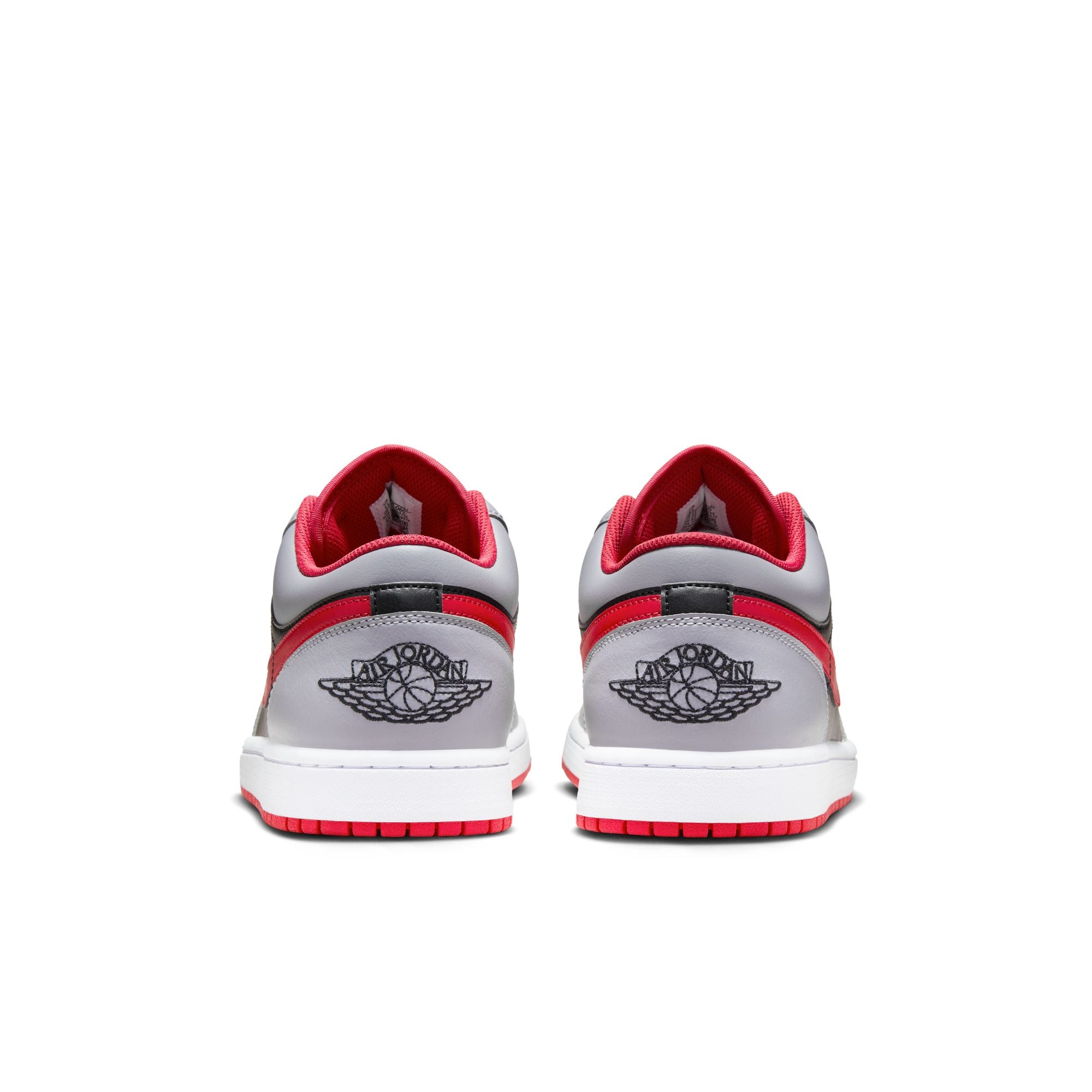 MENS AIR JORDAN 1 LOW (CEMENT GREY/RED/BLACK)