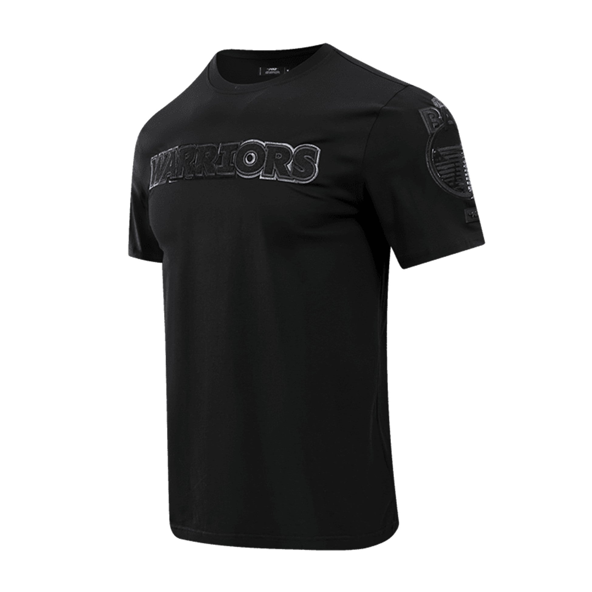 MENS PRO STANDARD GOLDEN STATE WARRIORS TRIPLE BLACK SJ T-SHIRT (BLACK)