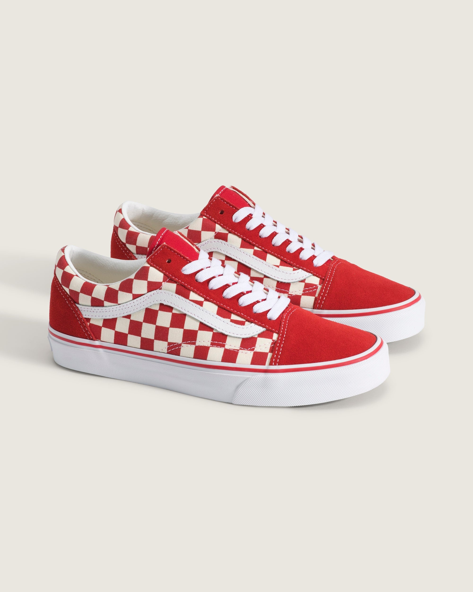 Vans Old Skool Checkerboard (Racing Red)
