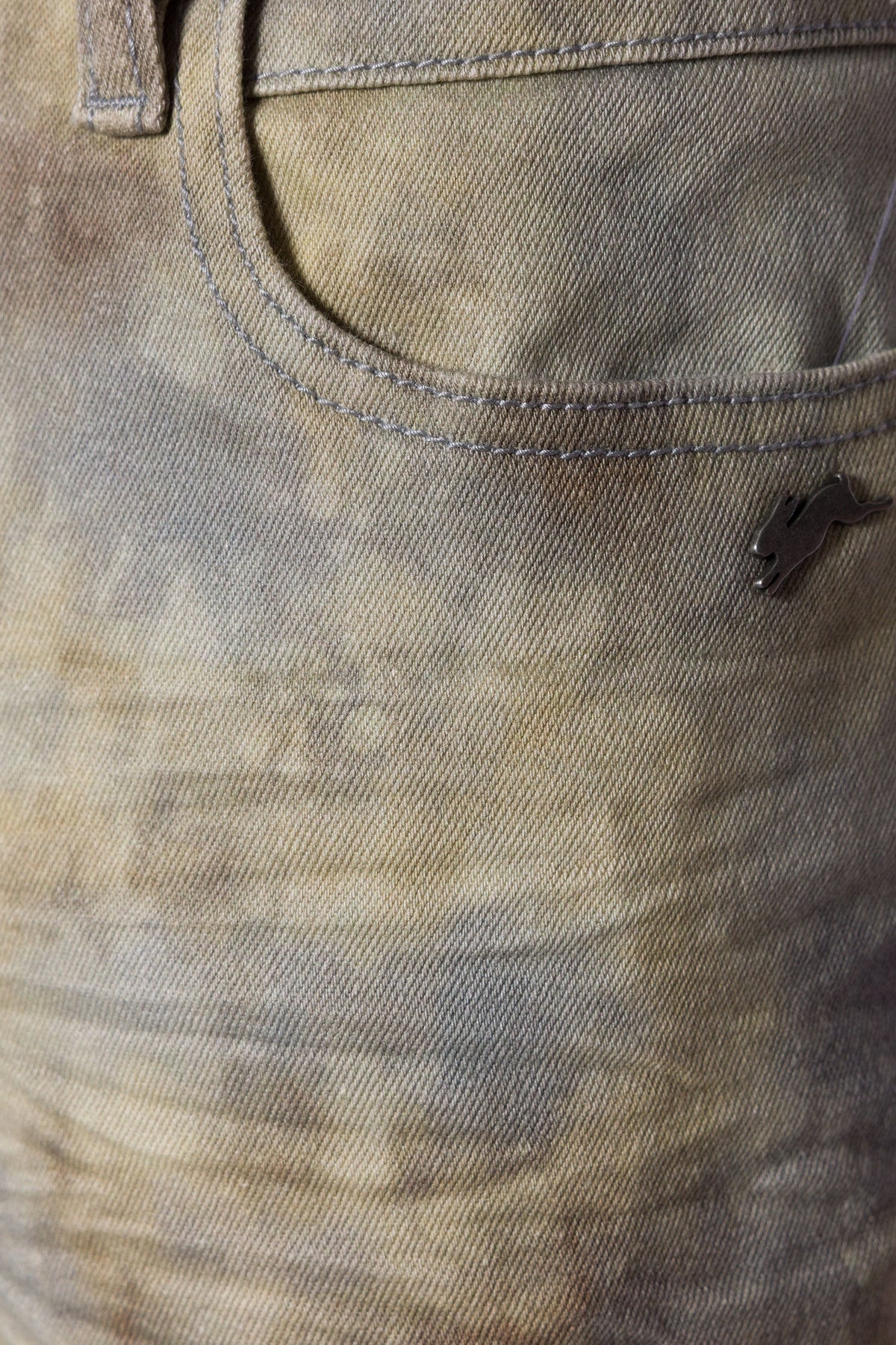HAYES | MENS MULTI COLOR ROTARY PRINT JEAN (DUSTY BLUE)