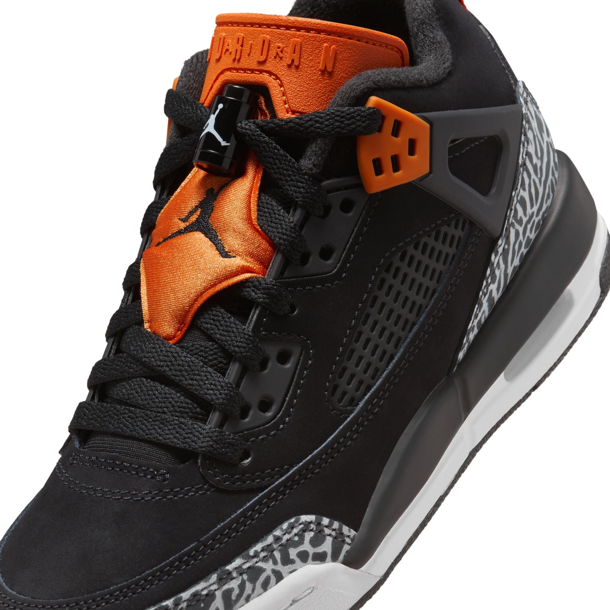 KIDS JORDAN SPIZIKE LOW GS (BLACK/STARFISH/WHITE)