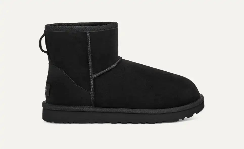WOMENS UGG CLASSIC MINI II BOOT (BLACK)