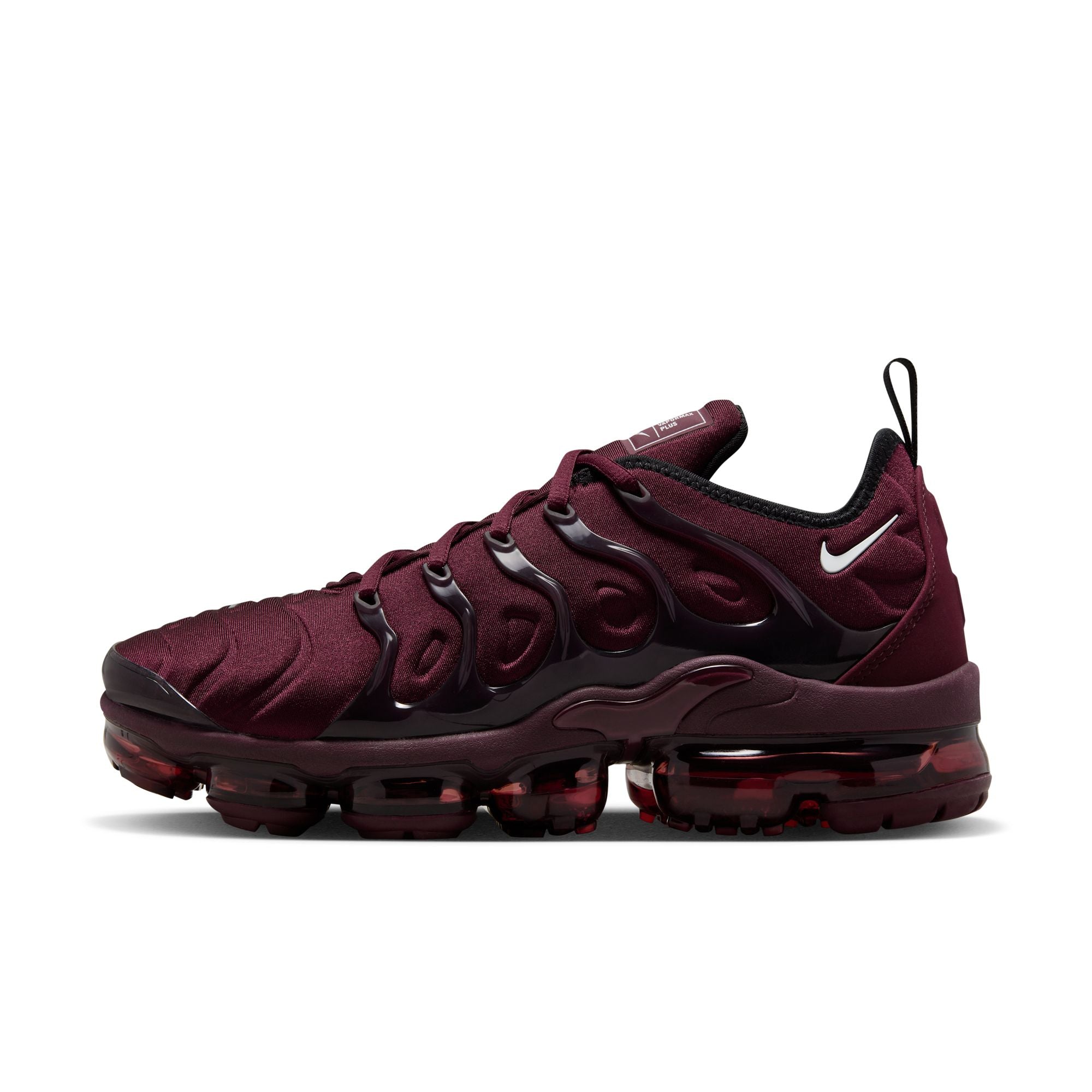 MENS NIKE AIR VAPORMAX PLUS (NIGHT MAROON/WHITE)