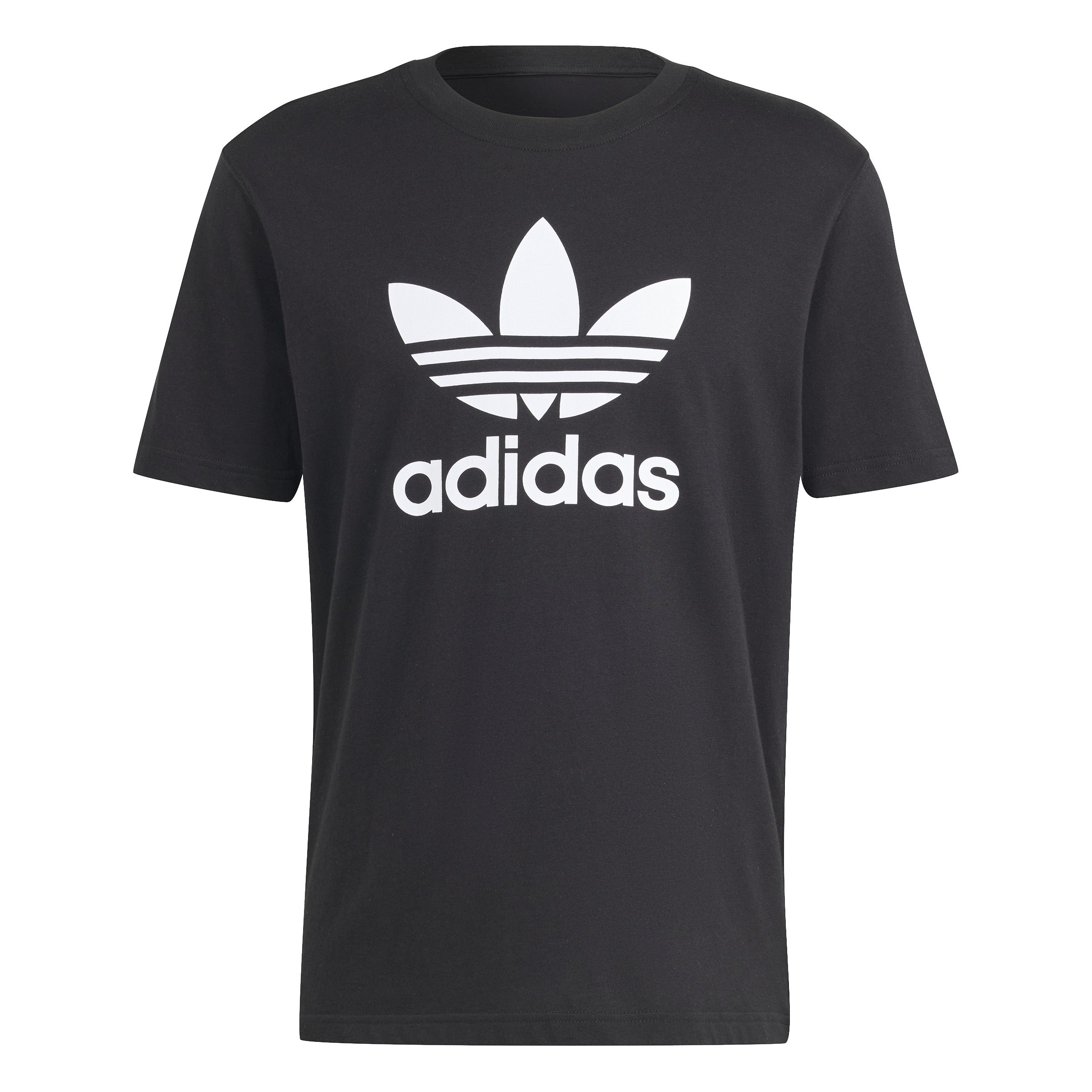 MENS ADIDAS ADICOLOR TREFOIL T-SHIRT (BLACK/WHITE)