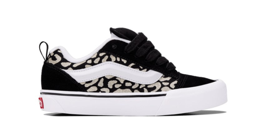 KIDS VANS KNU SKOOL GS (BLACK LEOPARD GLITTER)