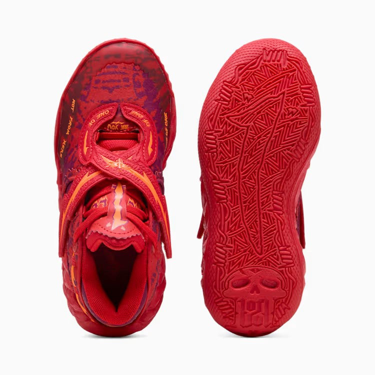 KIDS PUMA MB.05 CROWD SURF PS (PUMA RED/MAGENTA GLEAM/FLURO ORANGE PES)