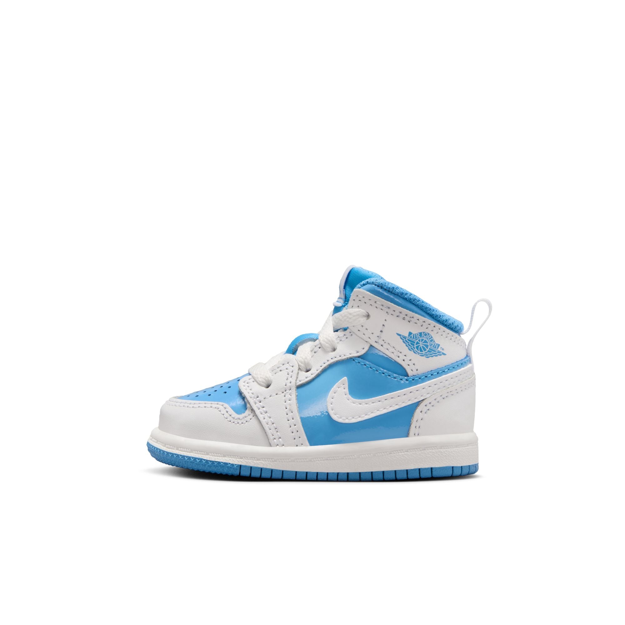 Kids blue and white jordans online