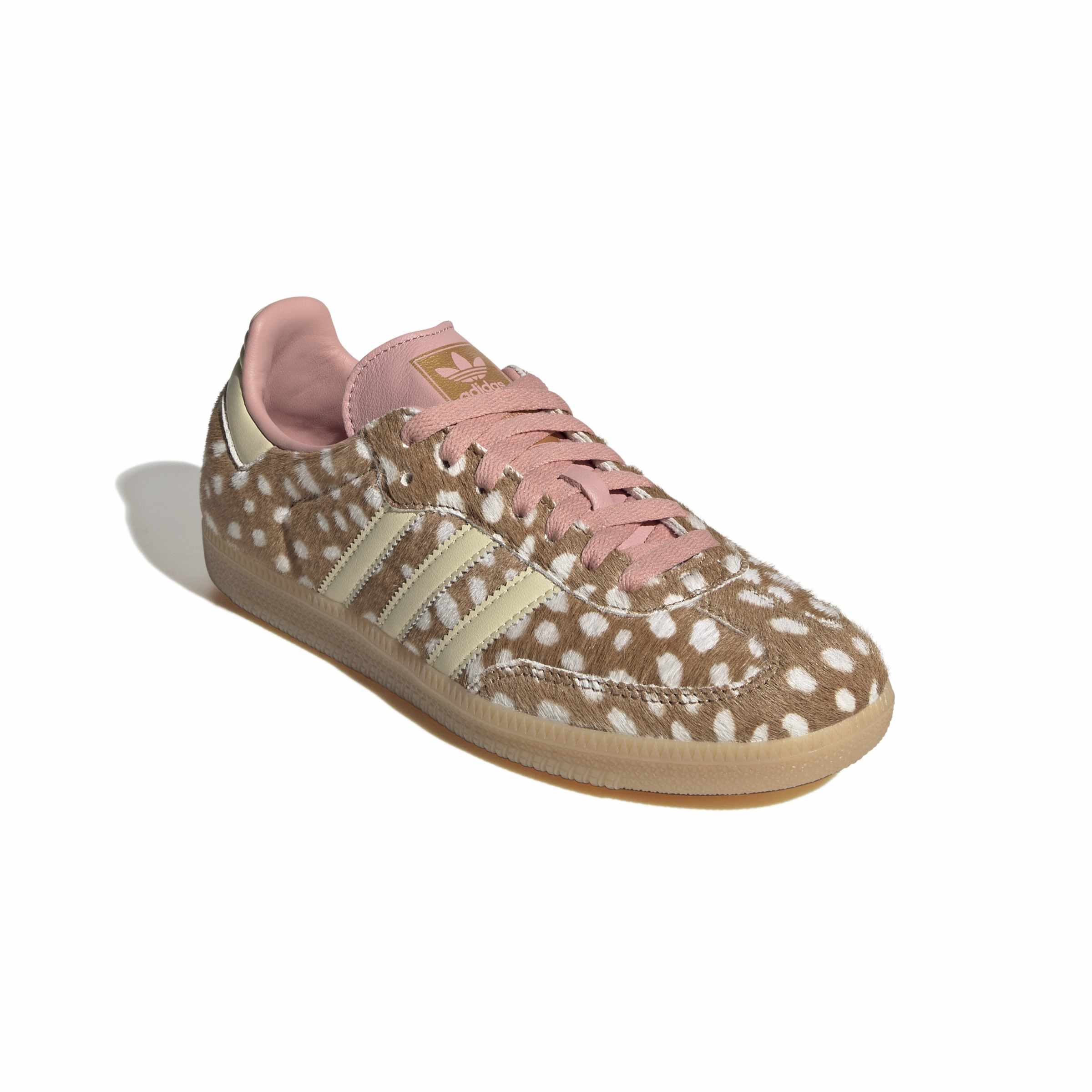 WOMENS SAMBA OG DEER PRINT (BROWN DESERT / WARM VANILLA / WONDER MAUVE)
