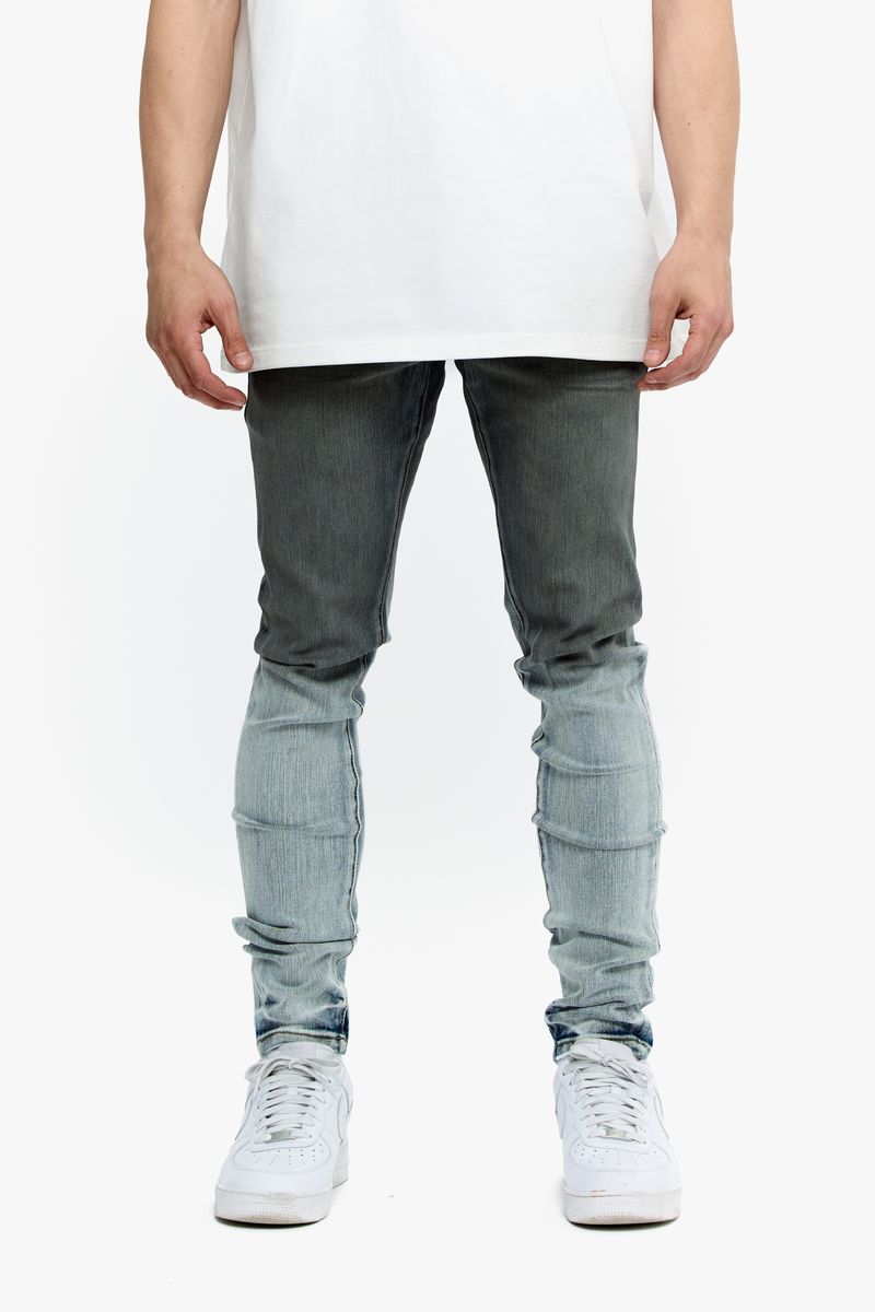 MENS VALABASAS "MR.FLEX" JEAN (BLACK/BLUE)