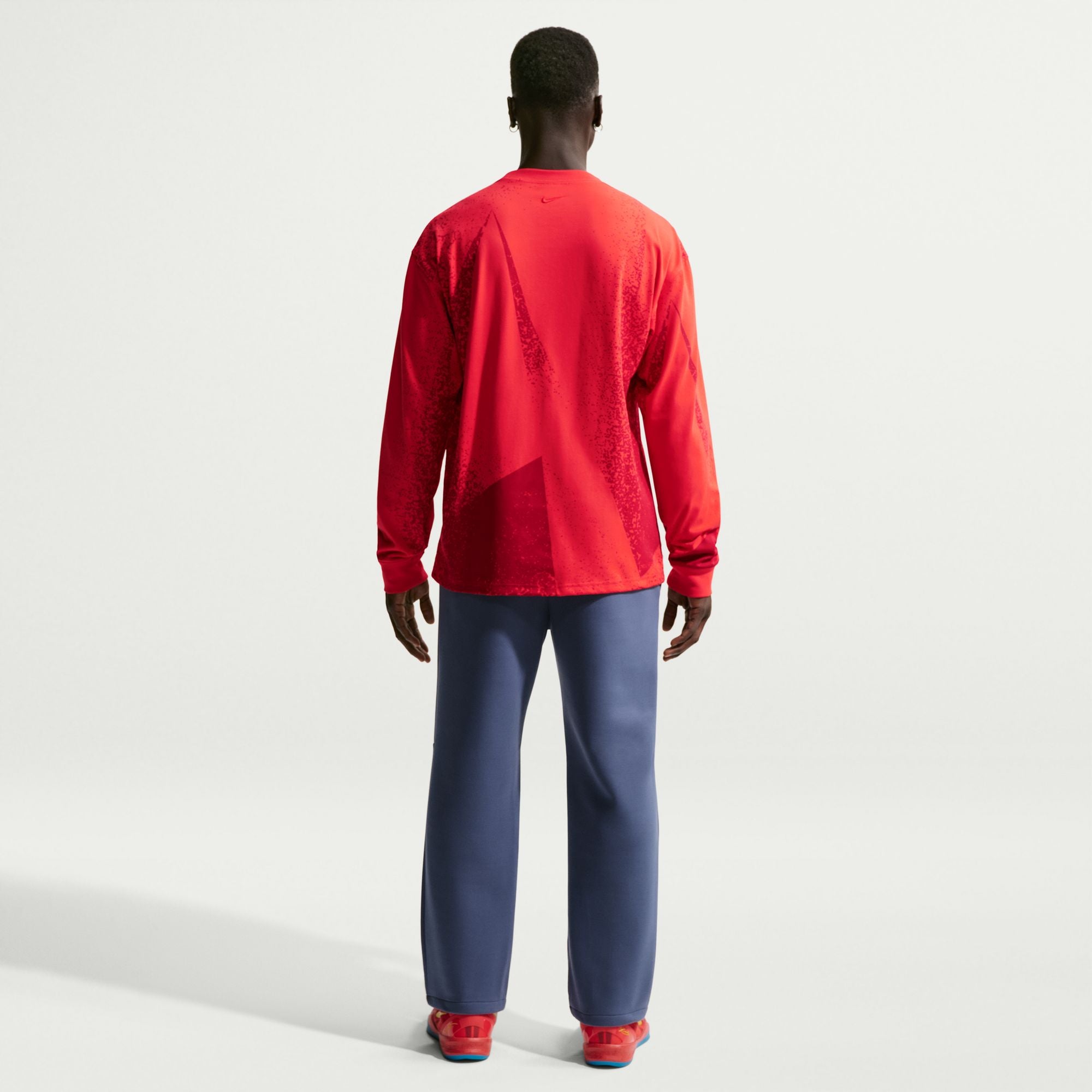 MENS NIKE KOBE DF LS M90 LNY SHIRT (LT CRIMSON)