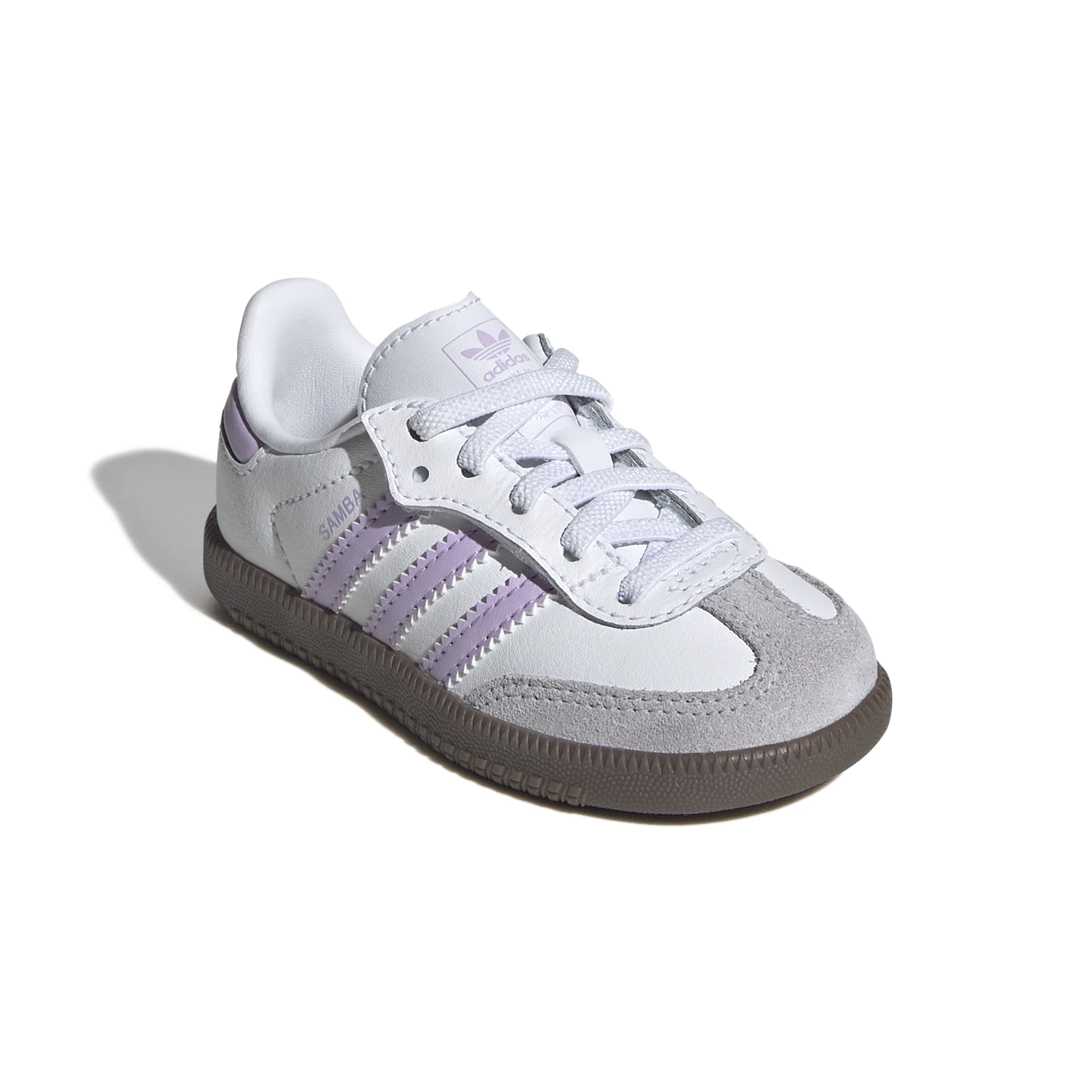 KIDS ADIDAS SAMBA OG CF EL I (CLOUD WHITE / POWDER PLUM / GUM)