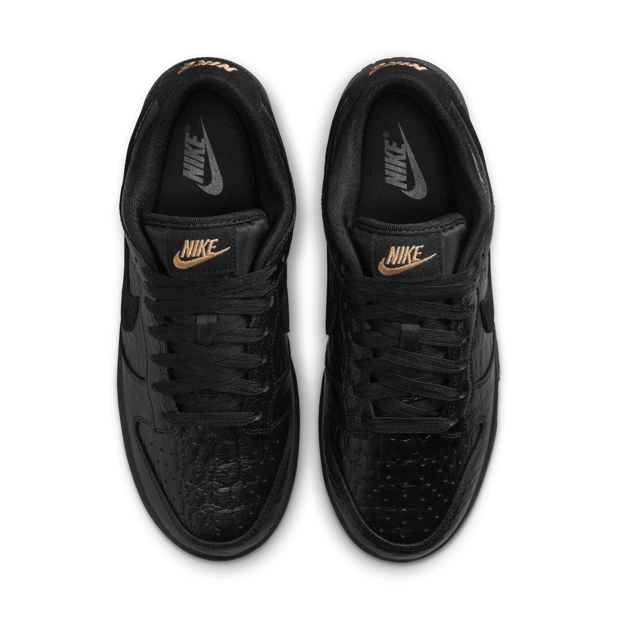 WOMENS NIKE DUNK LOW SS (BLACK CROC)