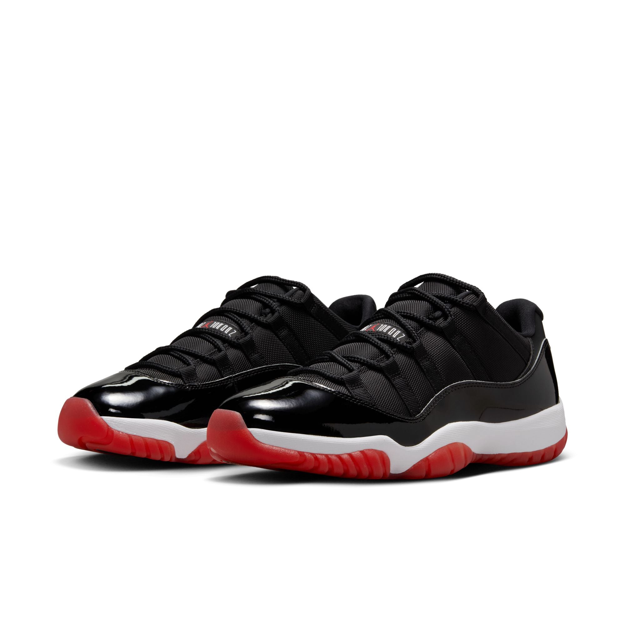 MENS AIR JORDAN 11 RETRO LOW (BRED)