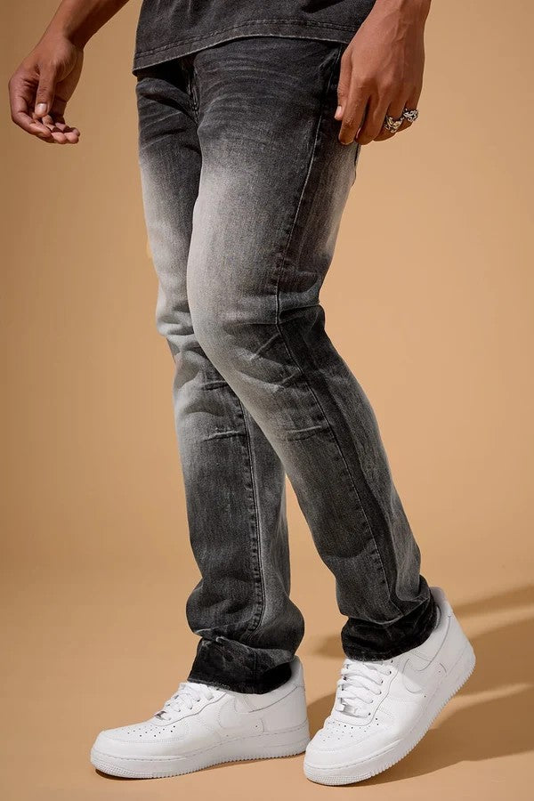 MENS JORDAN CRAIG COLLINS FIT EL NINO DENIM (BLACK SHADOW)