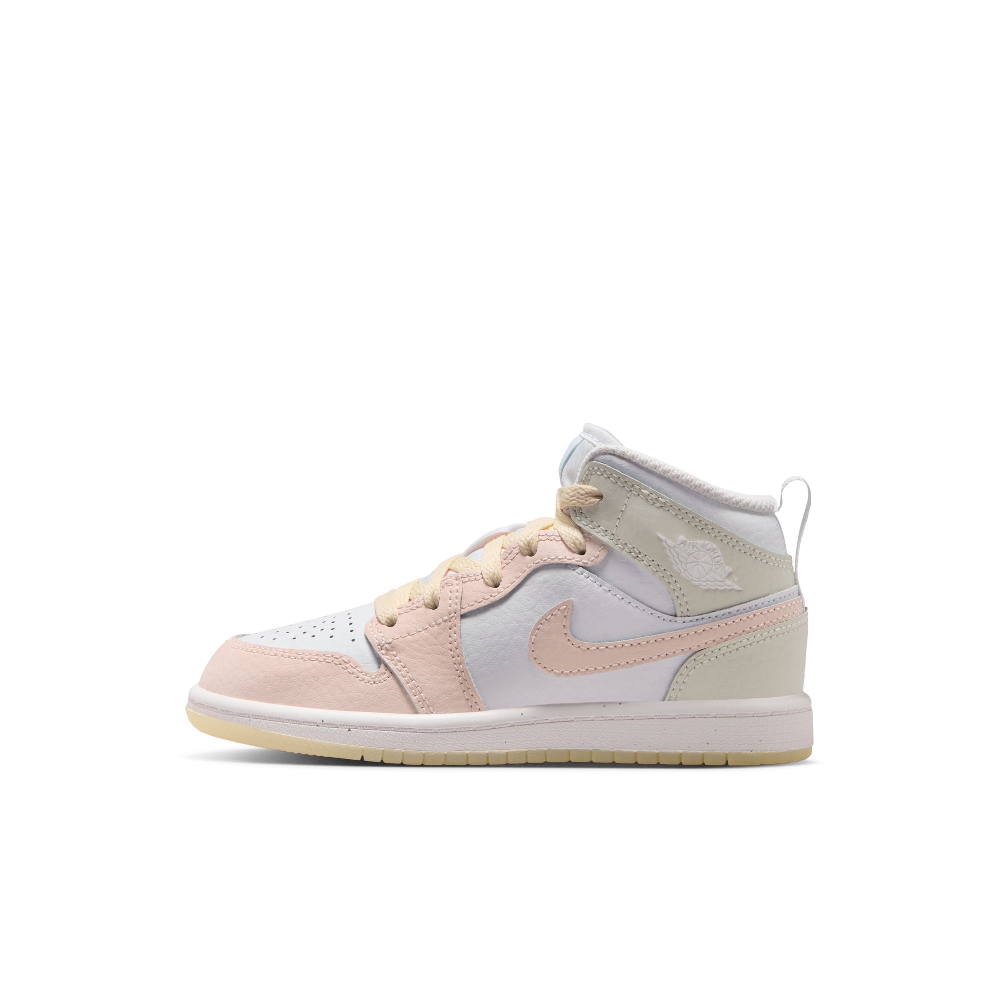 KIDS JORDAN 1 MID SE PS (SAIL/GUAVA ICE/SEA GLASS/GLACIER BLUE)