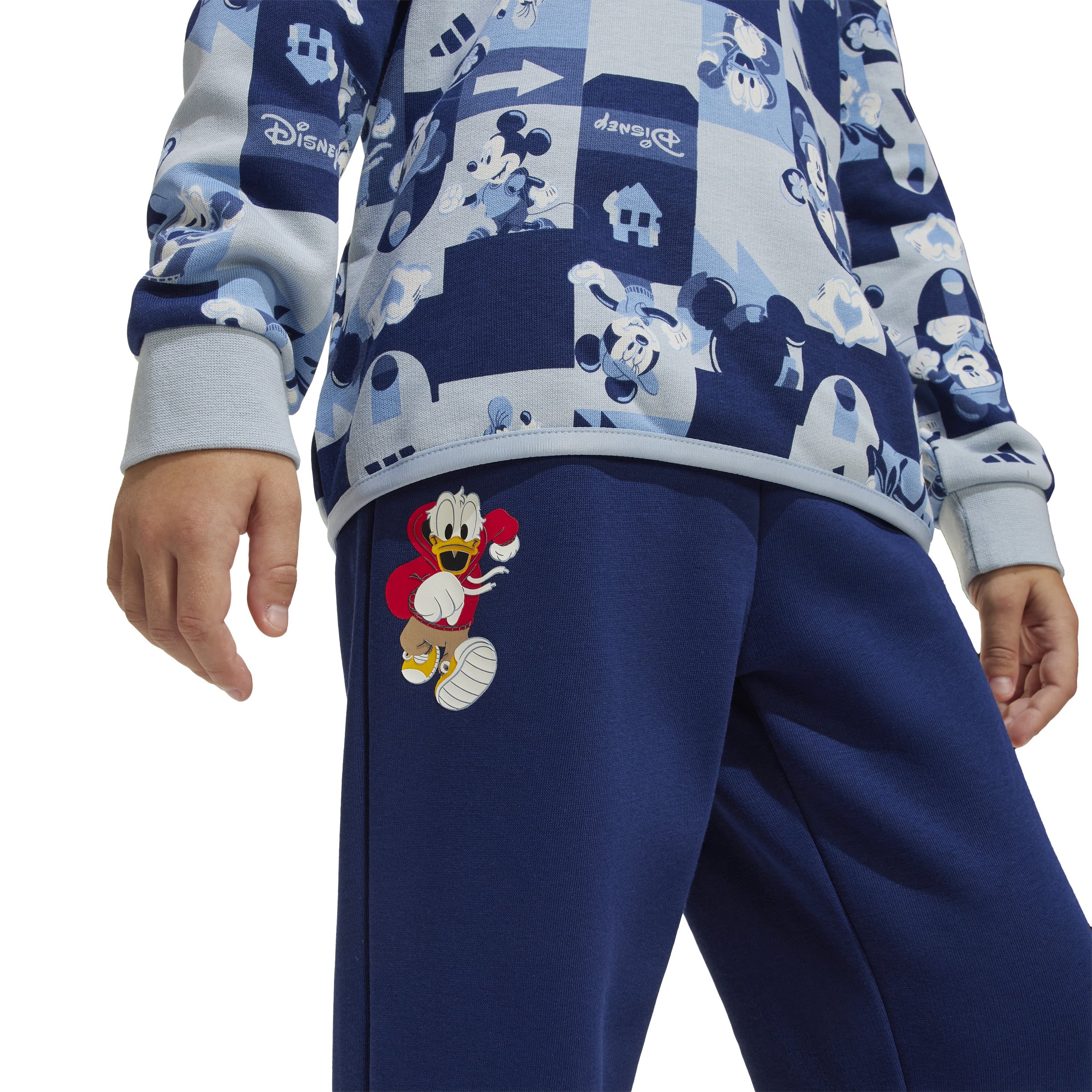 KIDS ADIDAS DISNEY MICKEY MOUSE PULLOVER SET (BLUE)