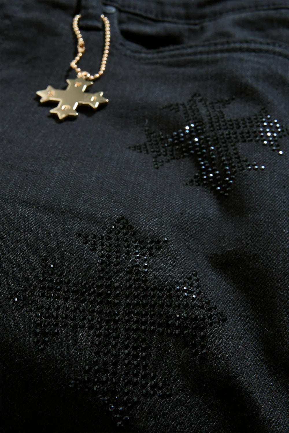 MENS JORDAN CRAIG SLIM TAPER SEAN FIT LIMELIGHT DENIM (JET BLACK)