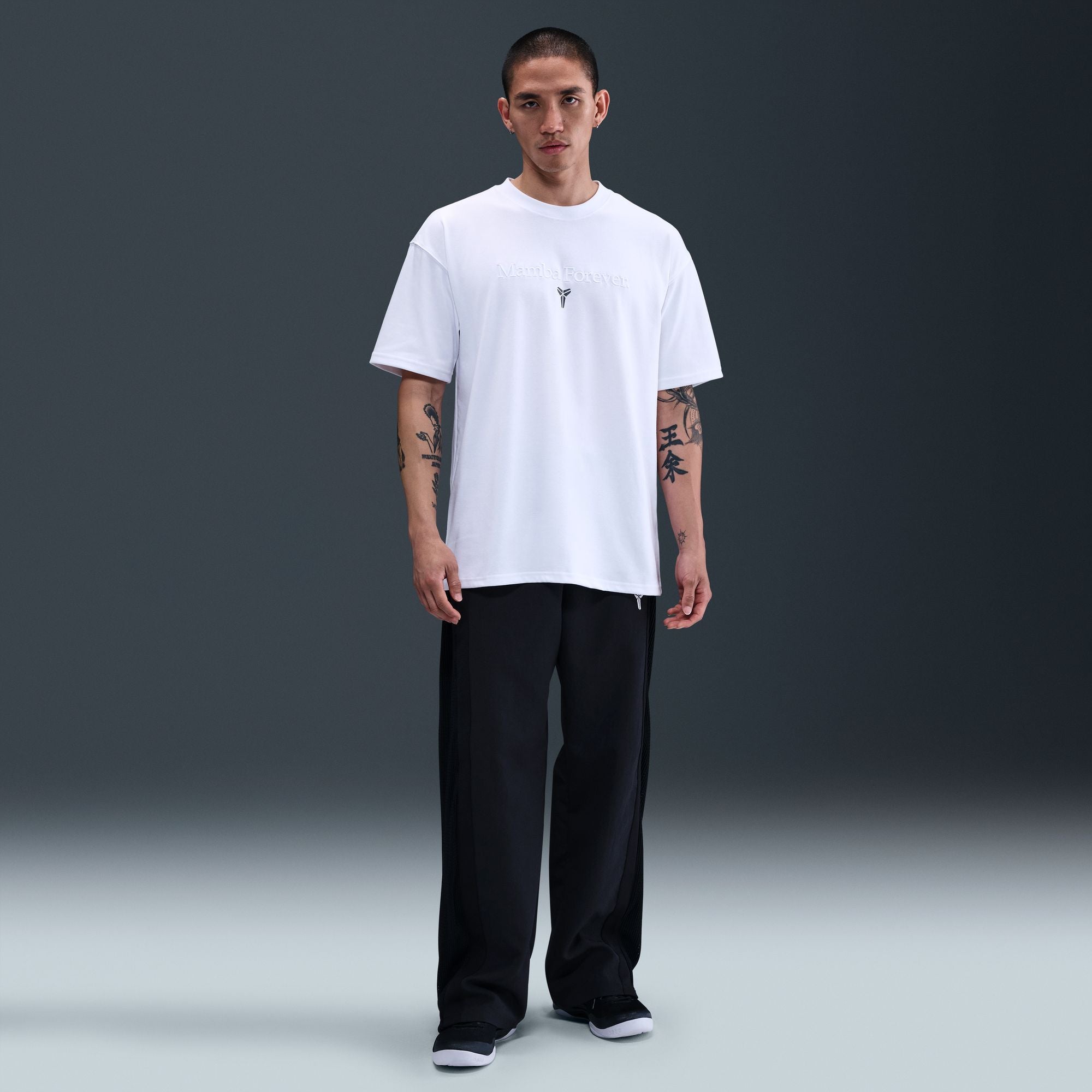 MENS NIKE KOBE BRYANT MAMBA FOREVER SHIRT (WHITE)