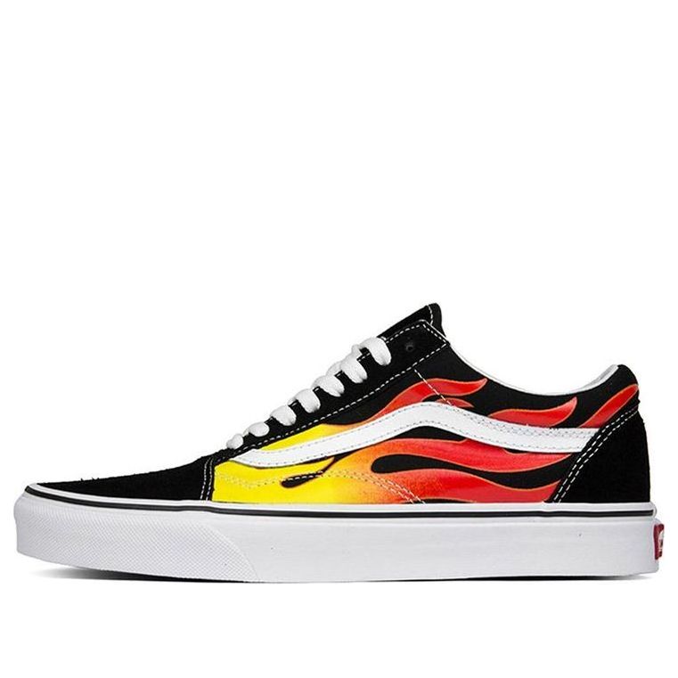 Vans Old Skool Checkerboard (Flames)