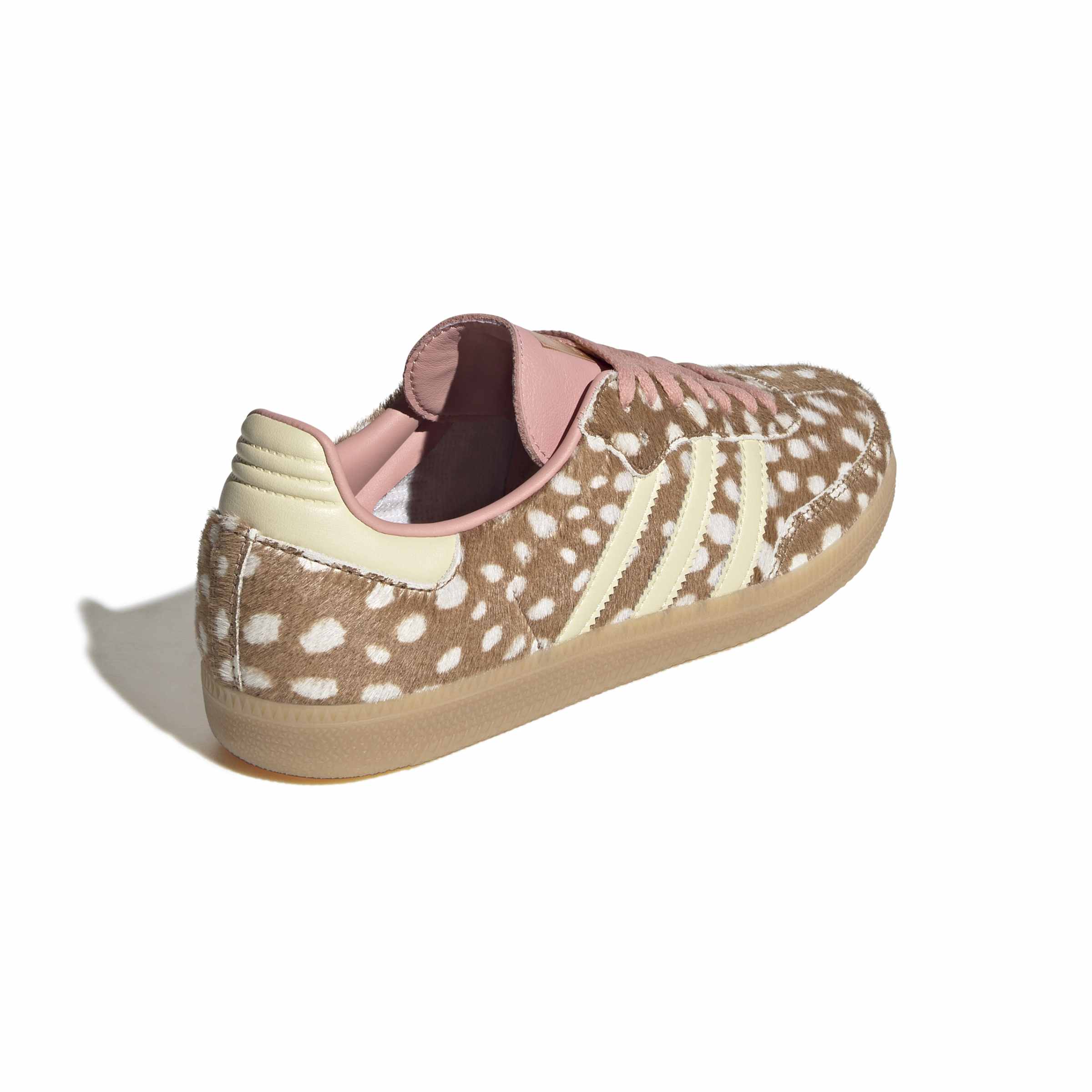 WOMENS SAMBA OG DEER PRINT (BROWN DESERT / WARM VANILLA / WONDER MAUVE)