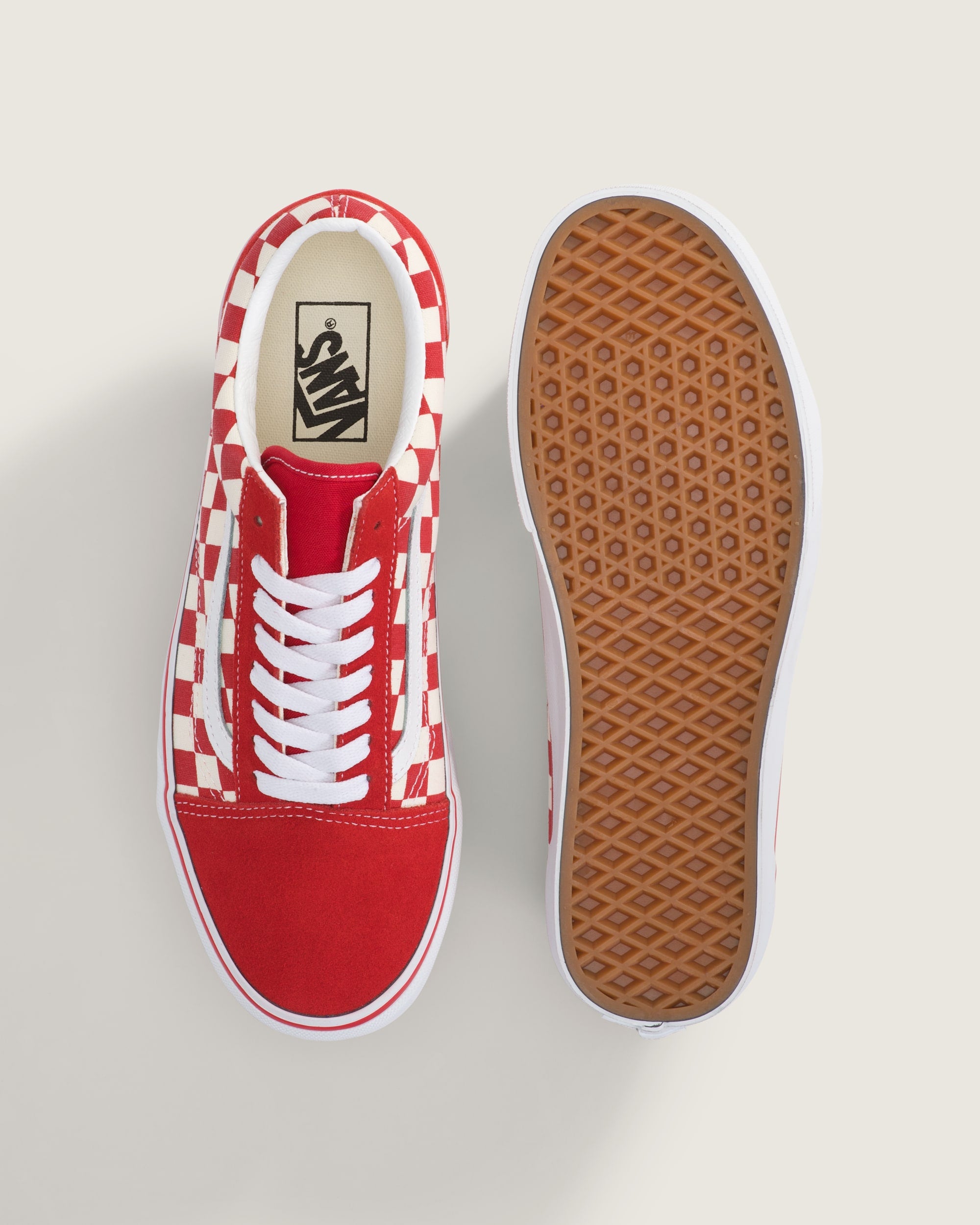 Vans Old Skool Checkerboard (Racing Red)