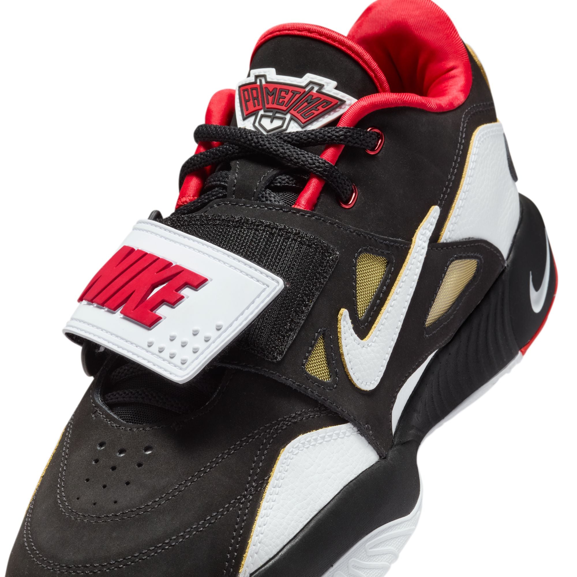 MENS NIKE LEBRON 21 PRIME 93 (BLACK/WHITE/FIRE RED/METALLIC GOLD)