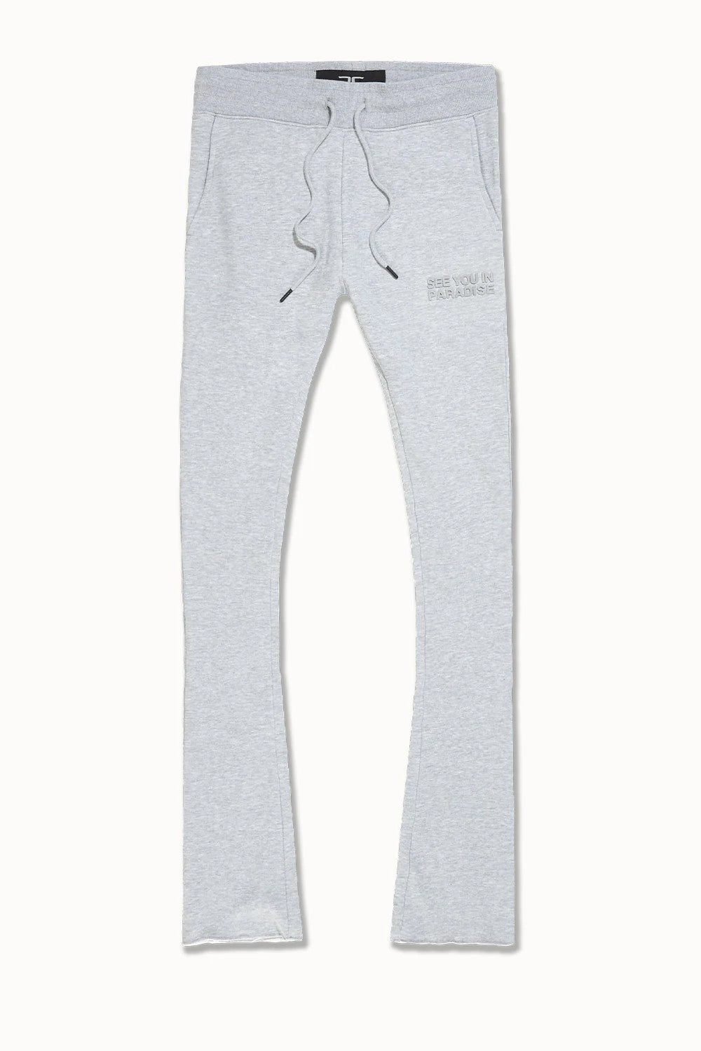 MENS JORDAN CRAIG SYIP TONAL STACKED SWEATPANT (HEATHER GREY)