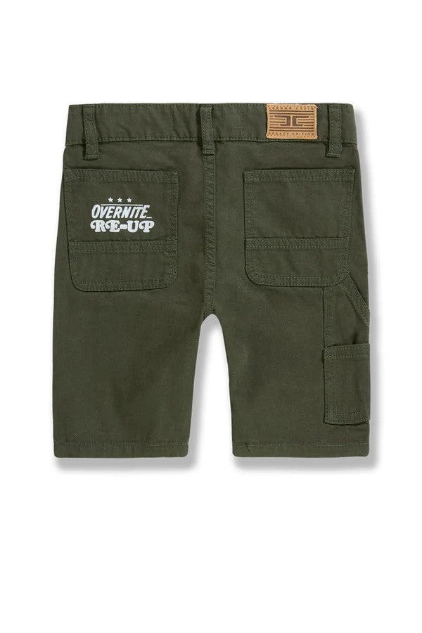 KIDS JORDAN CRAIG THE RE-UP SHORTS (DARK GREEN)
