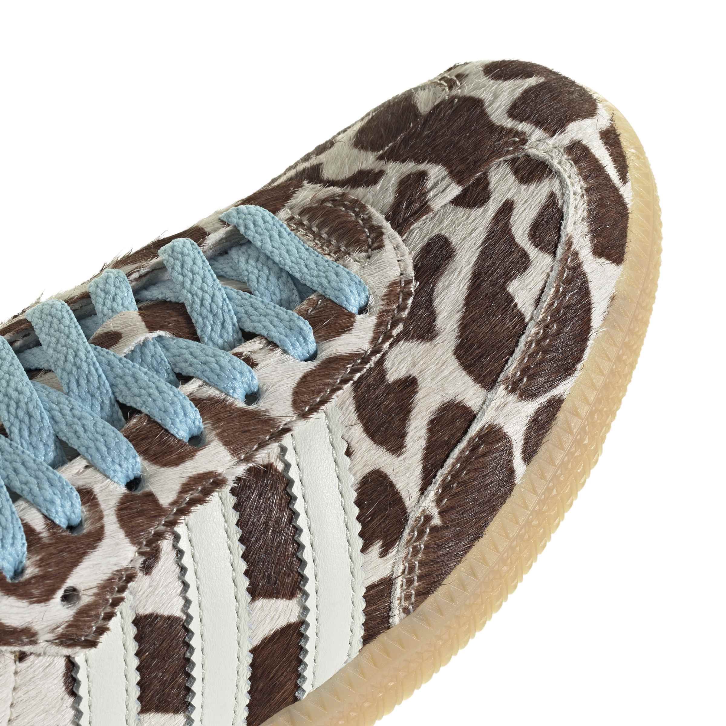 WOMENS ADIDAS SAMBA OG COW PRINT (CRYSTAL LINEN/ IVORY/ GUM)