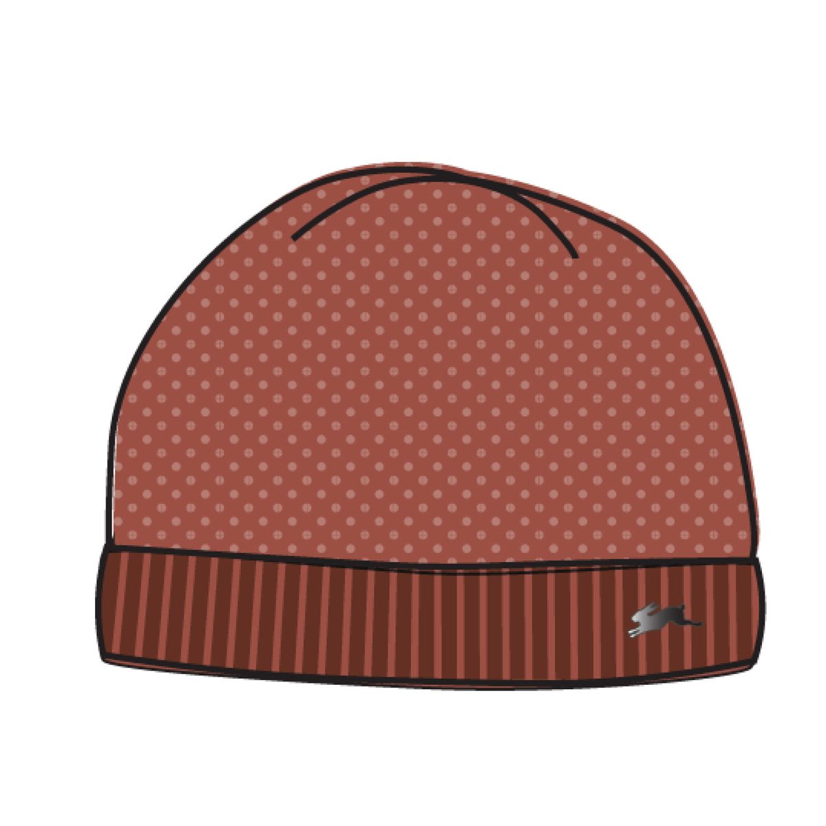 OMARION | SWEATER KNIT BEANIE (BURNT ORANGE)