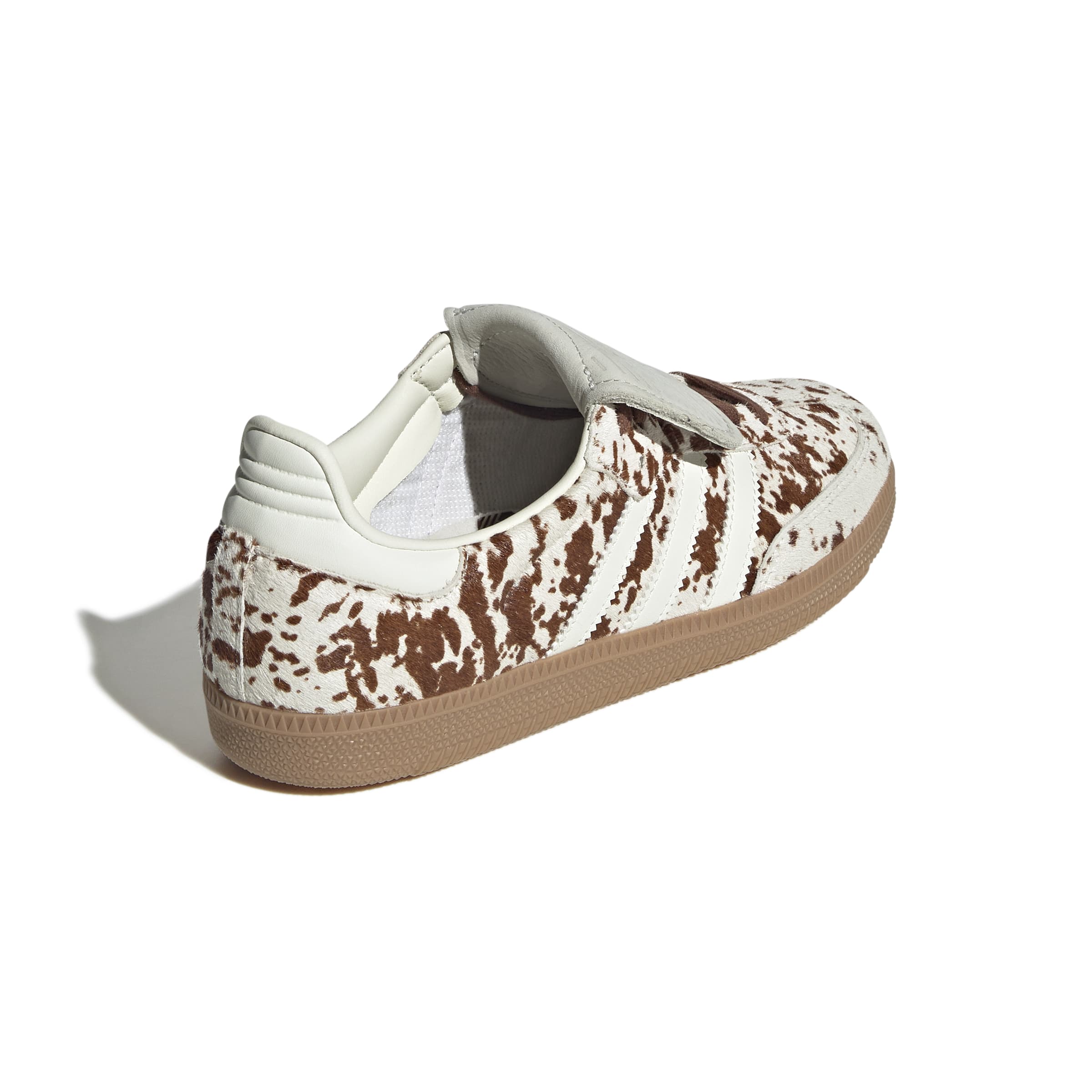 WOMENS ADIDAS SAMBA LT COW PRINT (OFF WHITE / LUCID PINK / GUM)