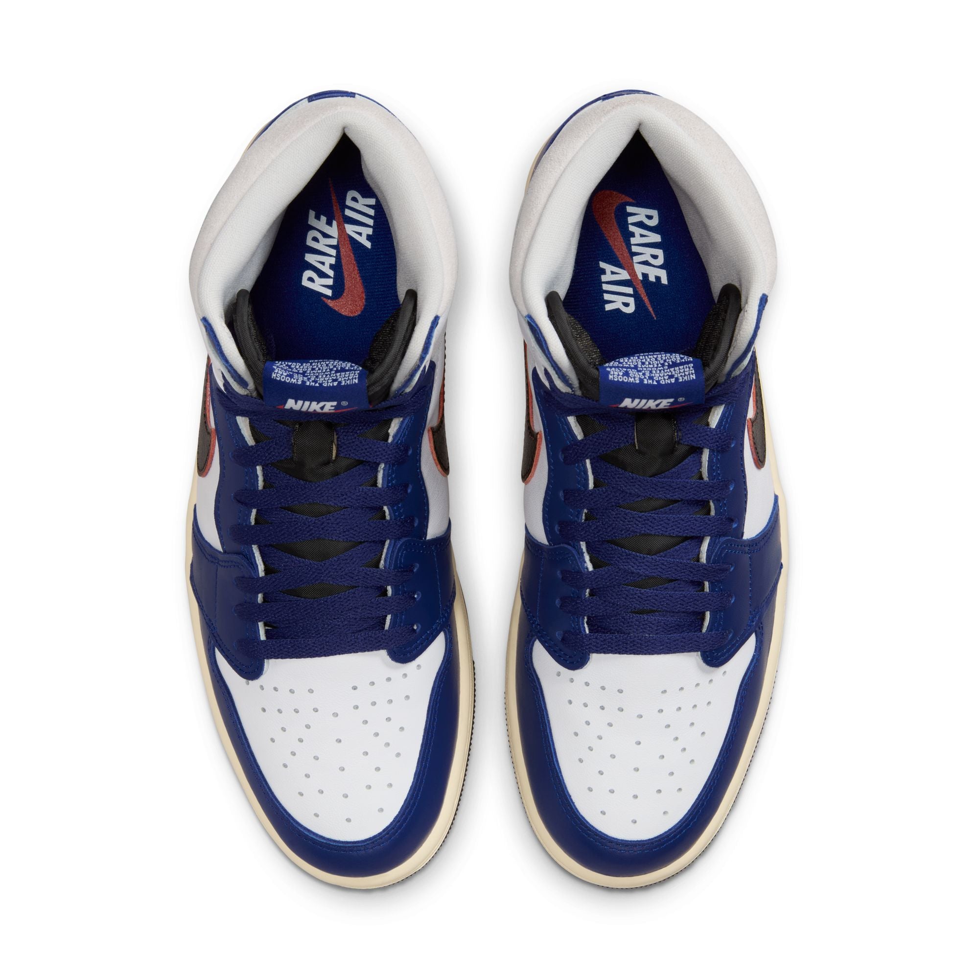 MENS AIR JORDAN 1 RETRO HIGH OG RARE AIR (DEEP ROYAL BLUE)