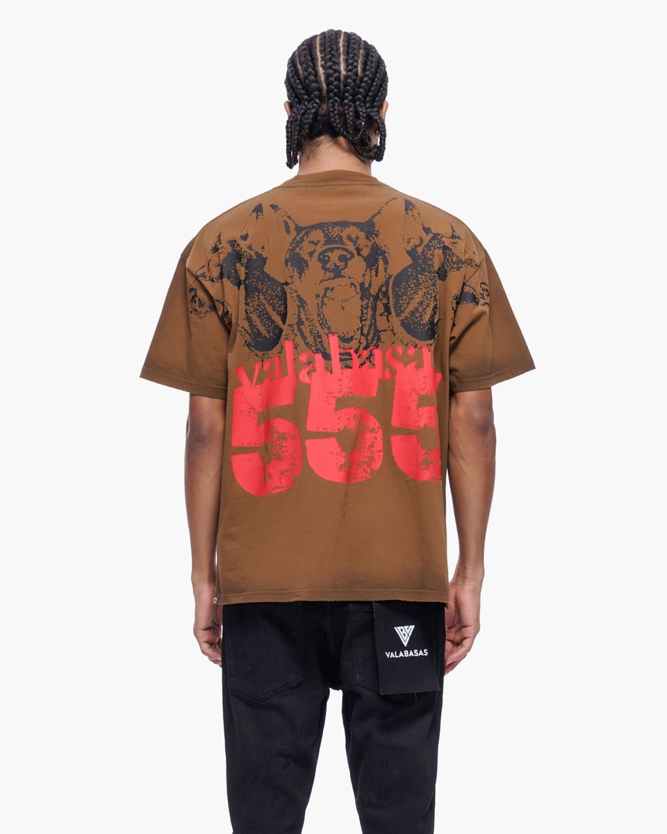 MENS VALABASAS "ART" SHIRT (BROWN)